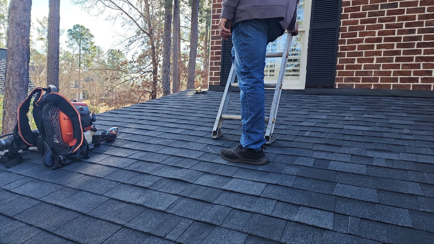 Residential Roofing Installation using Owens Corning Duration Williamsbur Gray by Indigo State Roofing