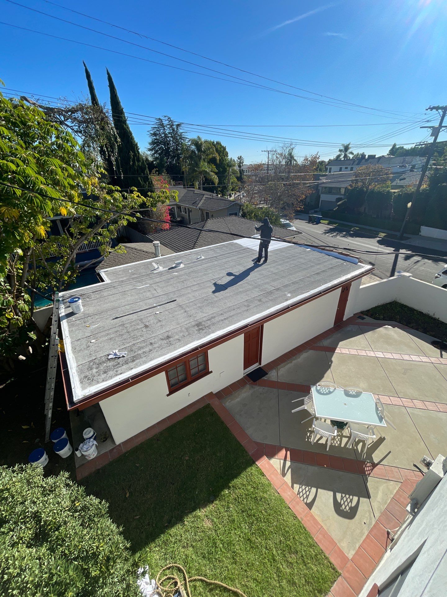 Residential Silicone Coating Project  by Hull Brothers Roofing