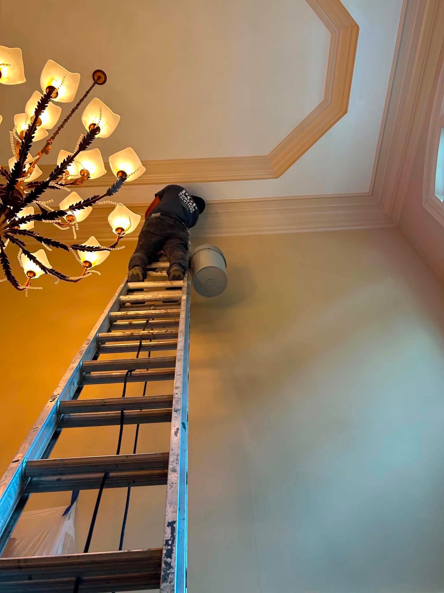 Interior Ceiling Painting & Drywall Repairs by PGP Surface Solutions, LLC