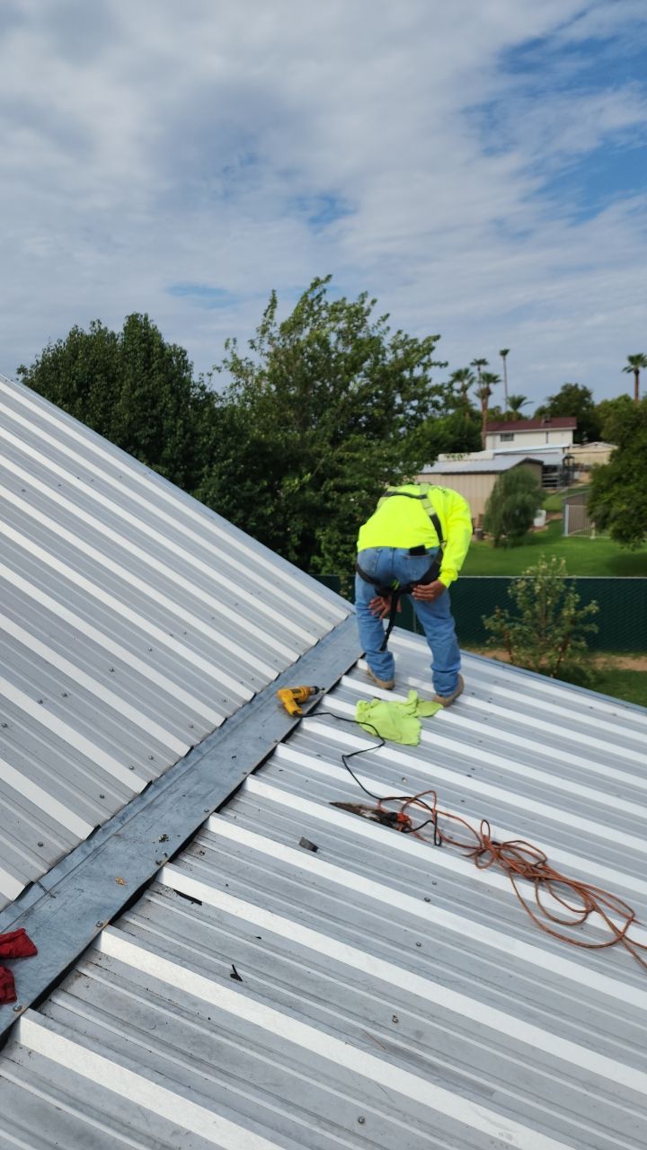 Ash Gray Exposed Fastener  by Reimagine Roofing