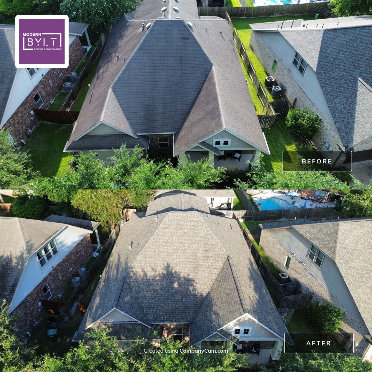 Spring Roof Replacement by Modern BYLT Roofing & Construction