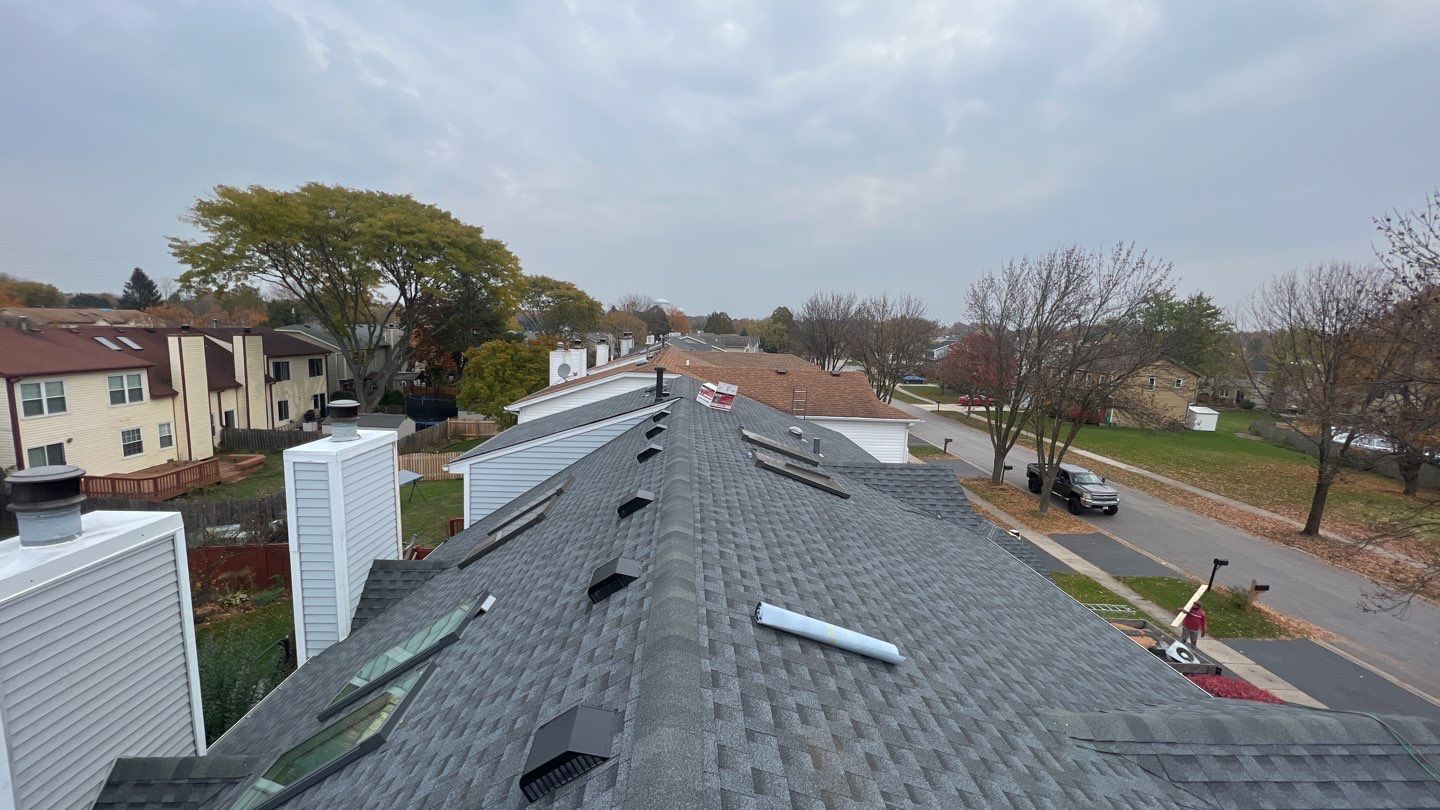 Multi-family unit roof replacement. using GAF Timberline HDZ by Pro Home Services Inc