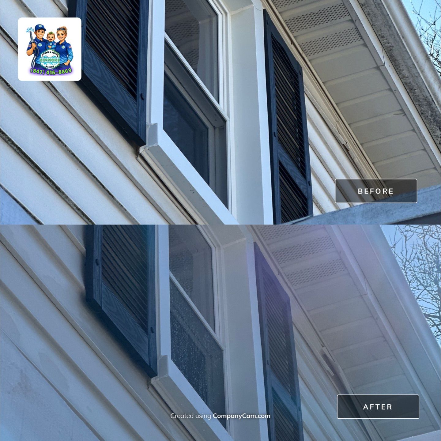 Project in Glenview by Simmons Power & Soft Washing