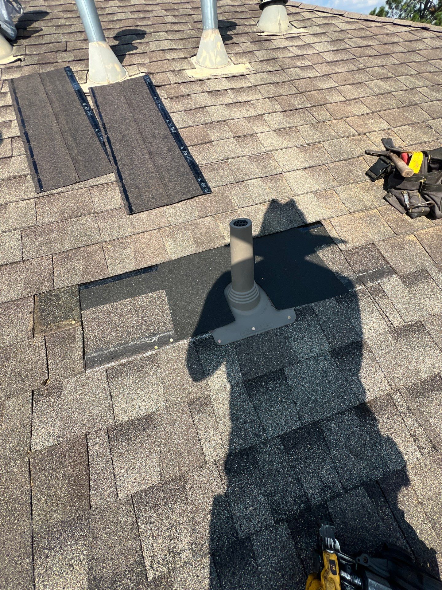 Hail Damage using Owen's Corning Duration (Lifetime) Shingles by Roof Repair Company