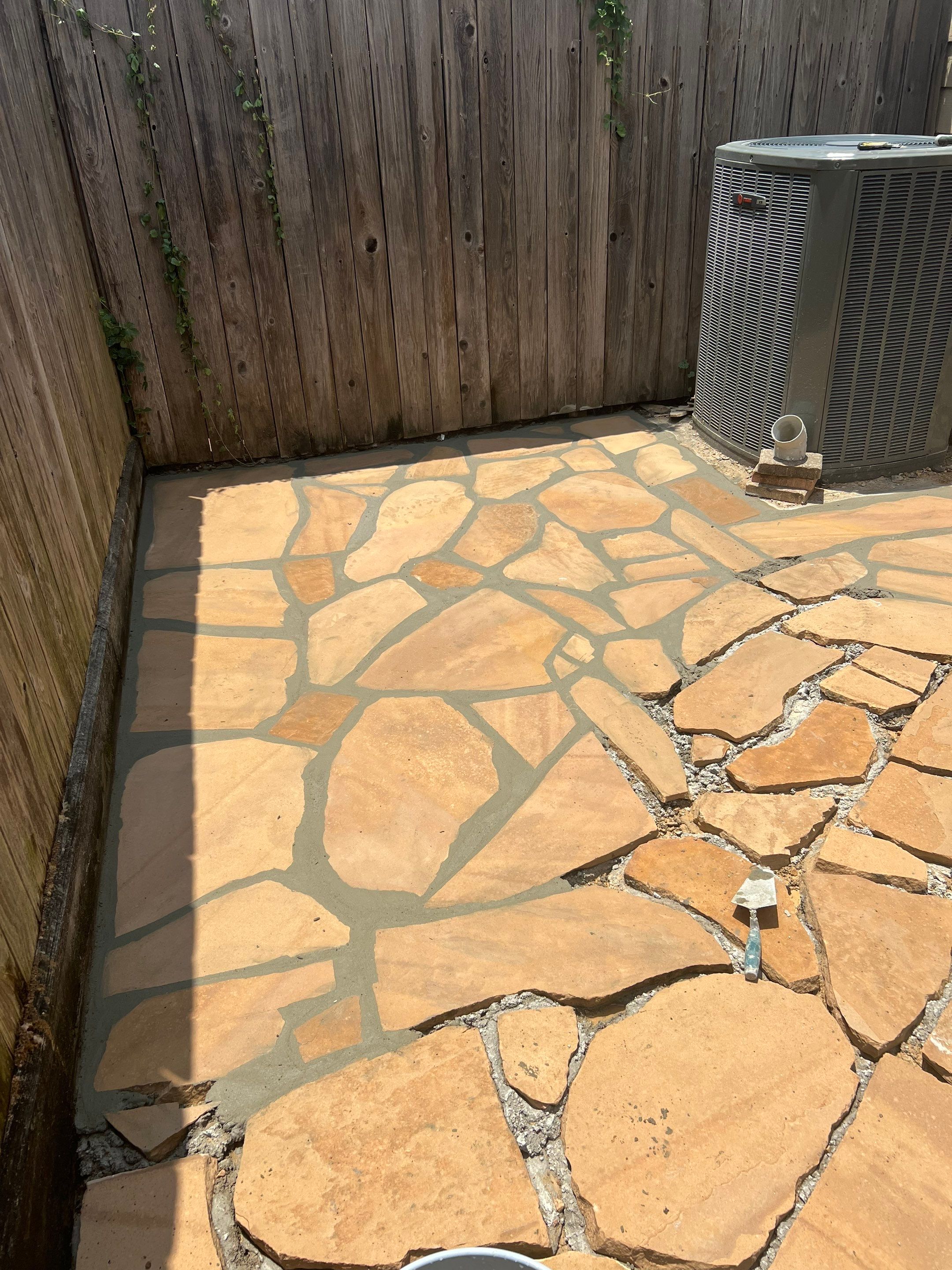 🌟 Clayton’s Backyard Flagstone Patio Home Makeover by Texas Urban Elements
