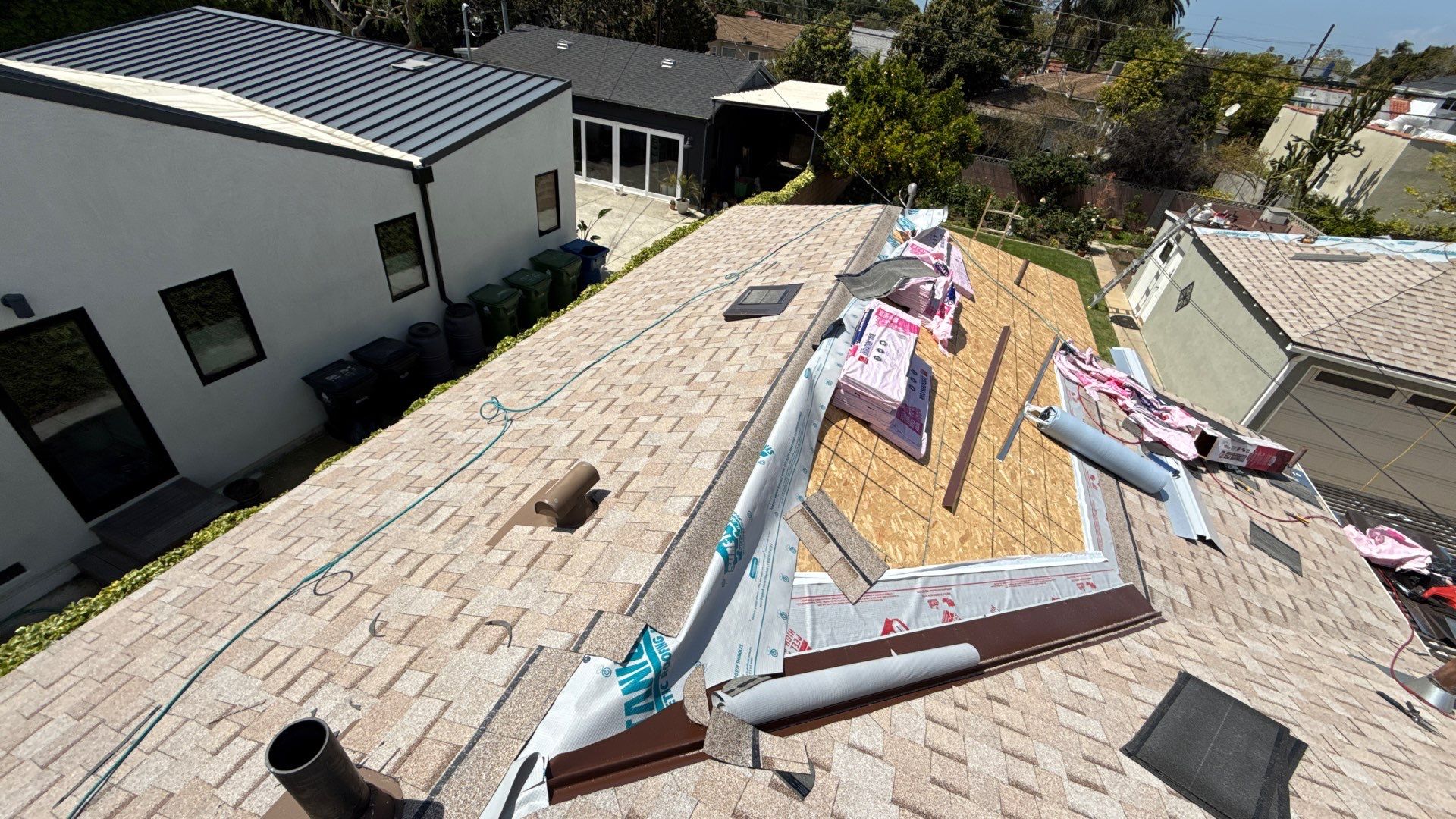 Residential Roofing Installation using Owens Corning Duration Cool Shingles by Hull Brothers Roofing