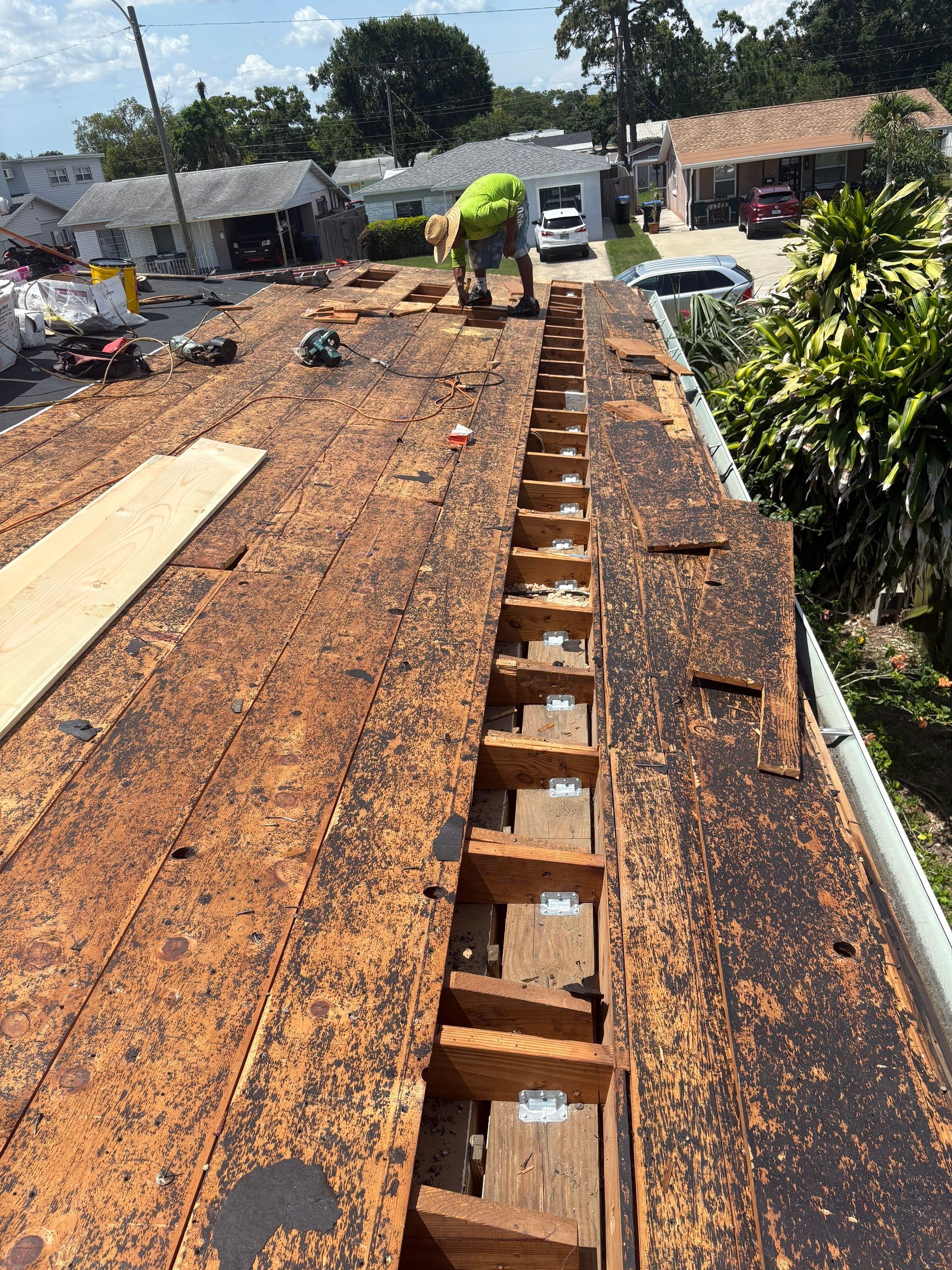 Project in St. Petersburg 33713 by Mitchell Roofing Company LLC 