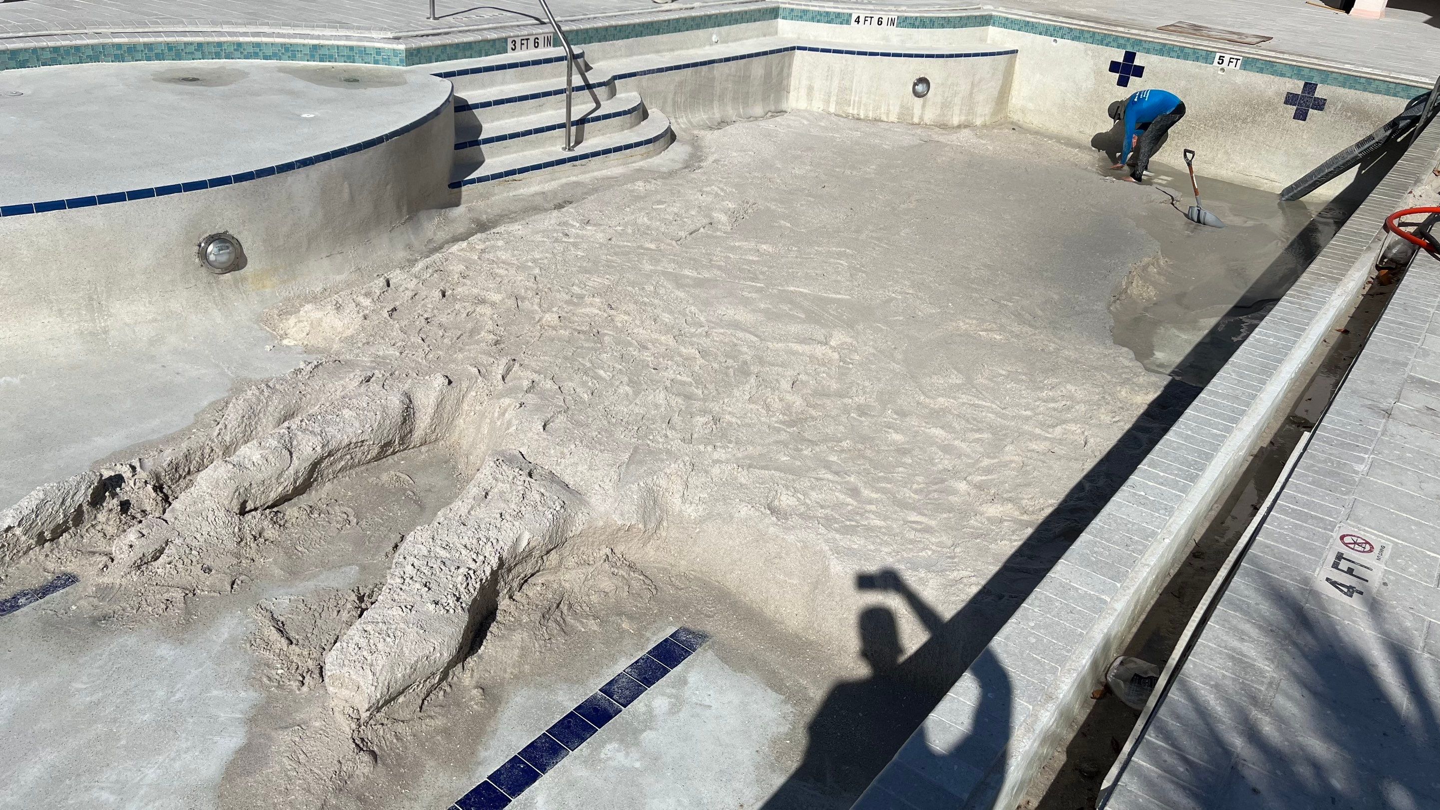 Beachside Community Club Pool Cleanout by APS Power & Water