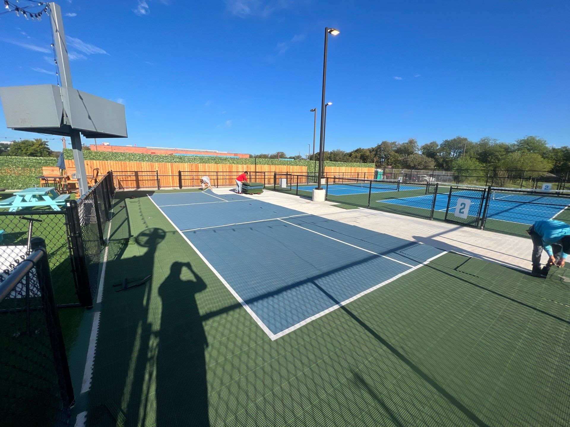 Bouldin Acres 2.0 Pickleball Courts by Sport Court Austin
