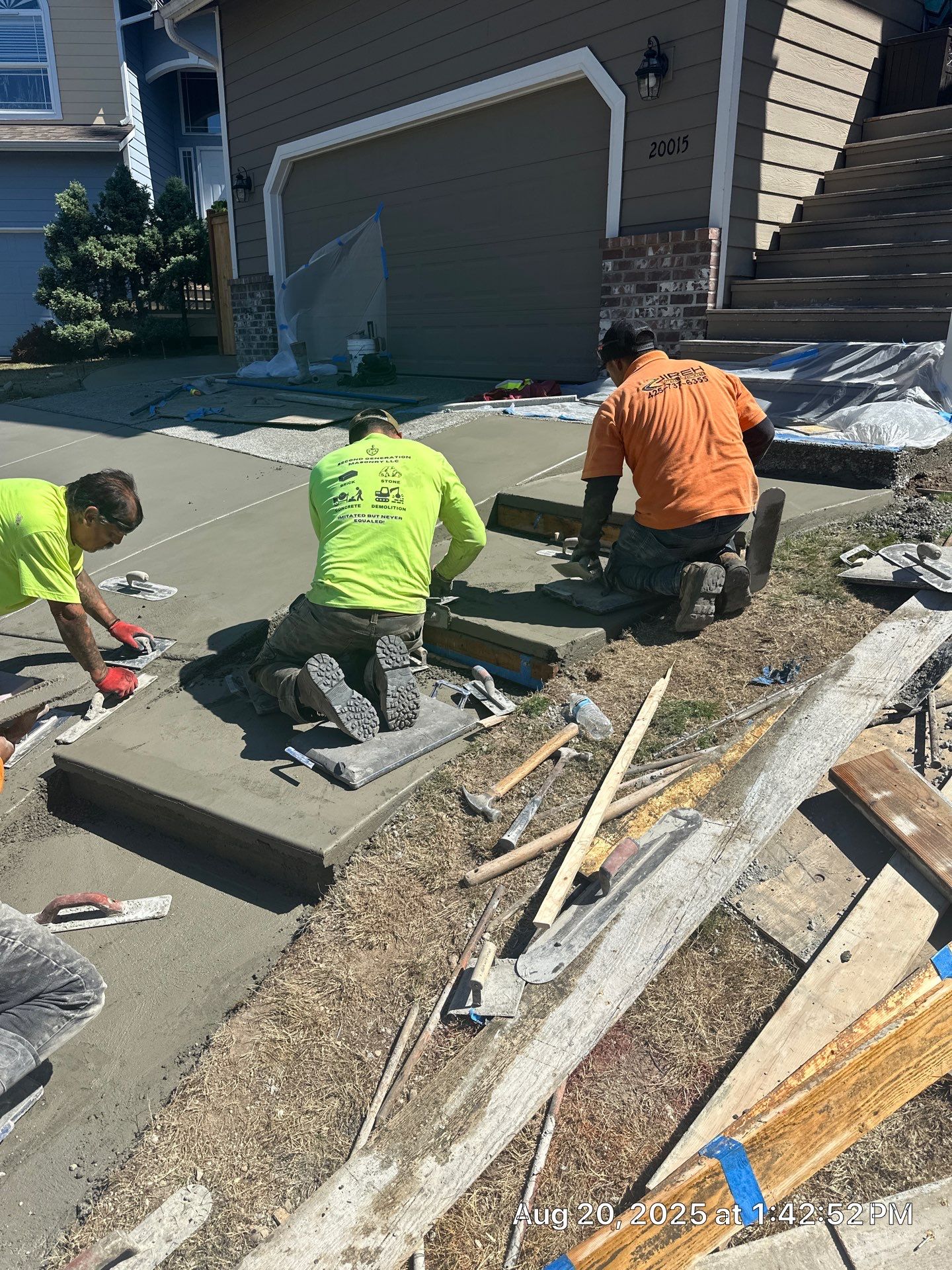 Concrete Driveway and Steps Renovation | Bothell  by Jireh Asphalt & Concrete Inc 