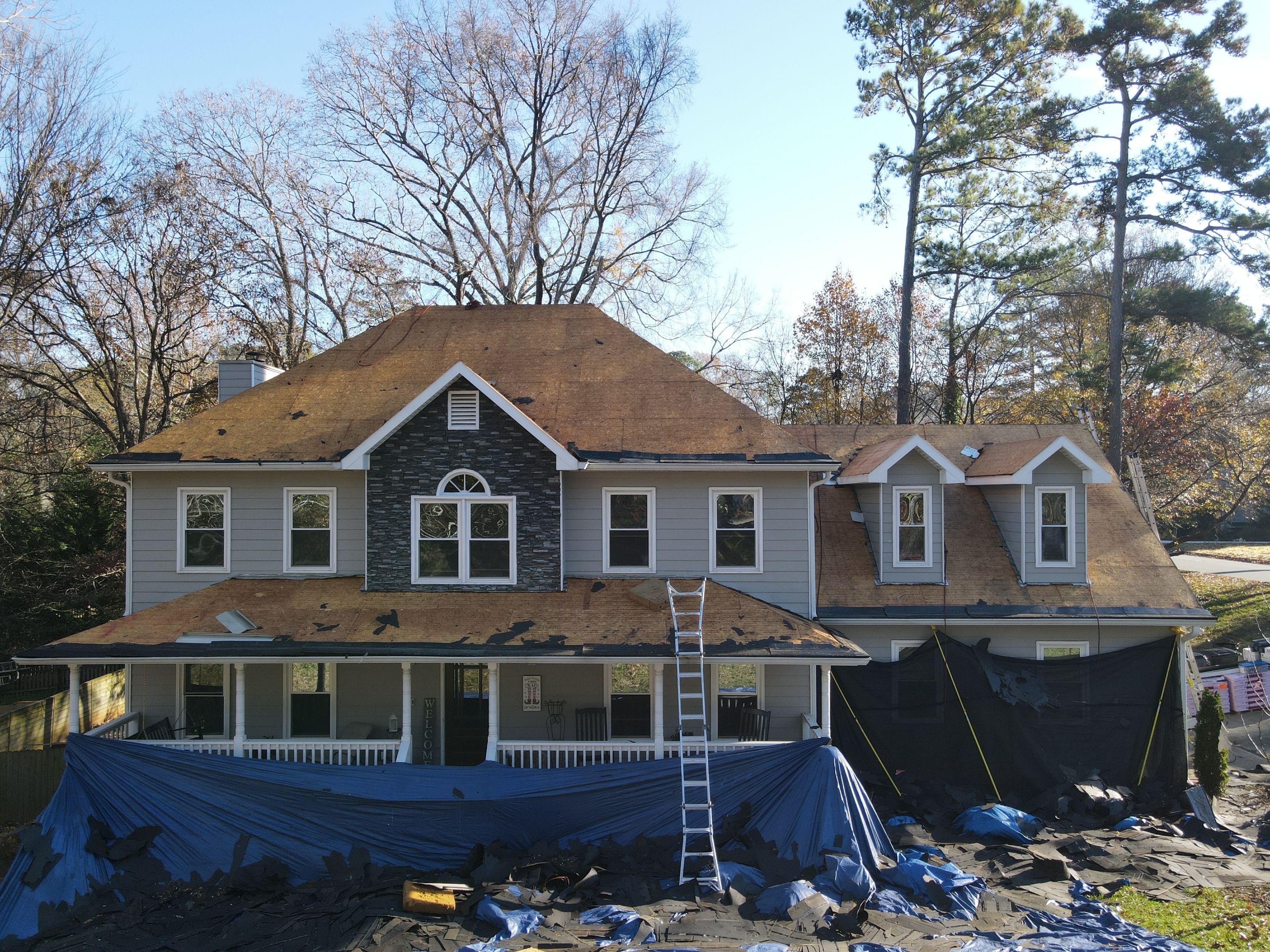 Residential Roofing Installation using Owens Corning by Inspector Roofing and Restoration