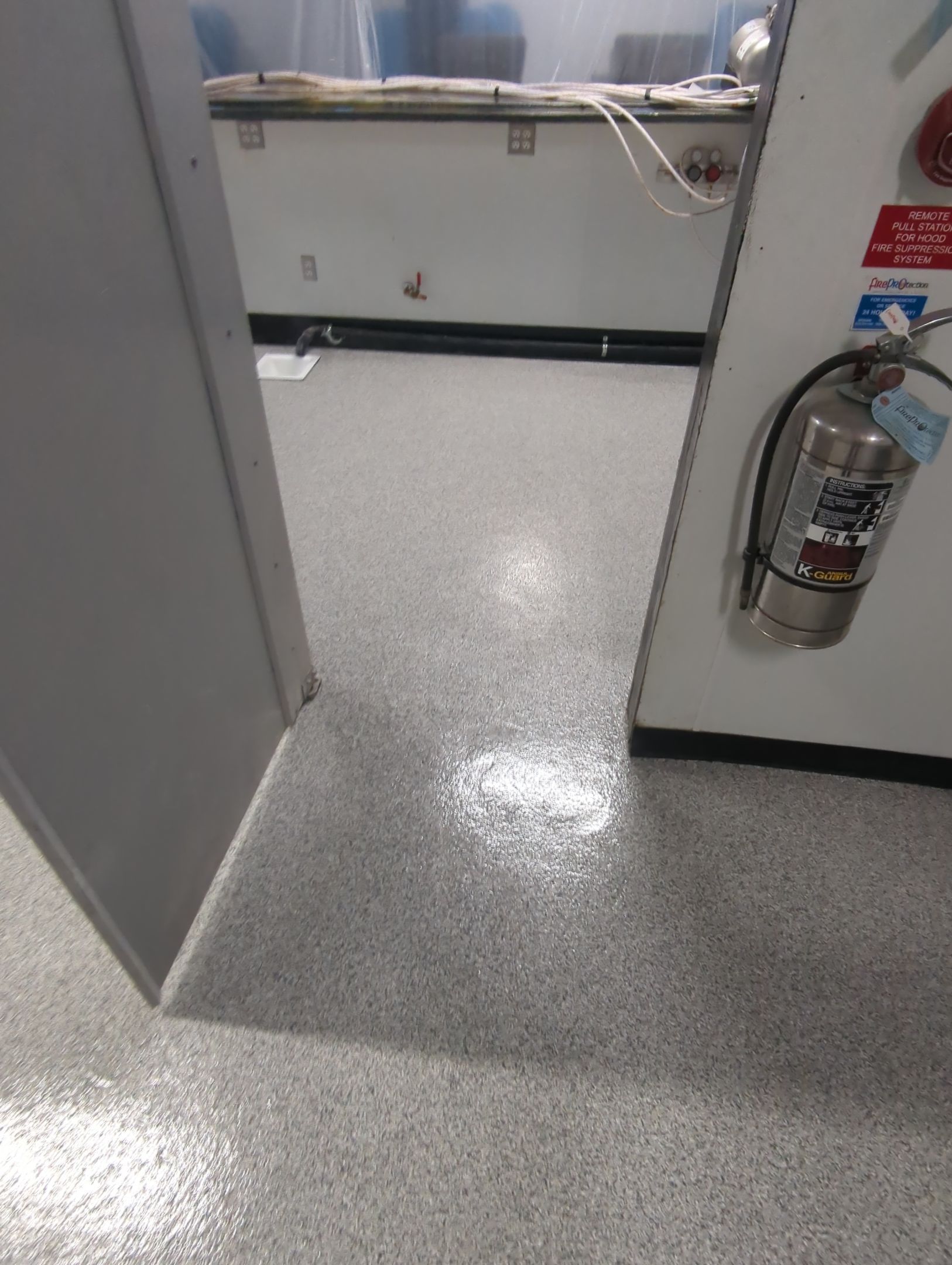 Commercial Kitchen Flooring using Slate Stone 1/8" by Croc Coatings, LLC