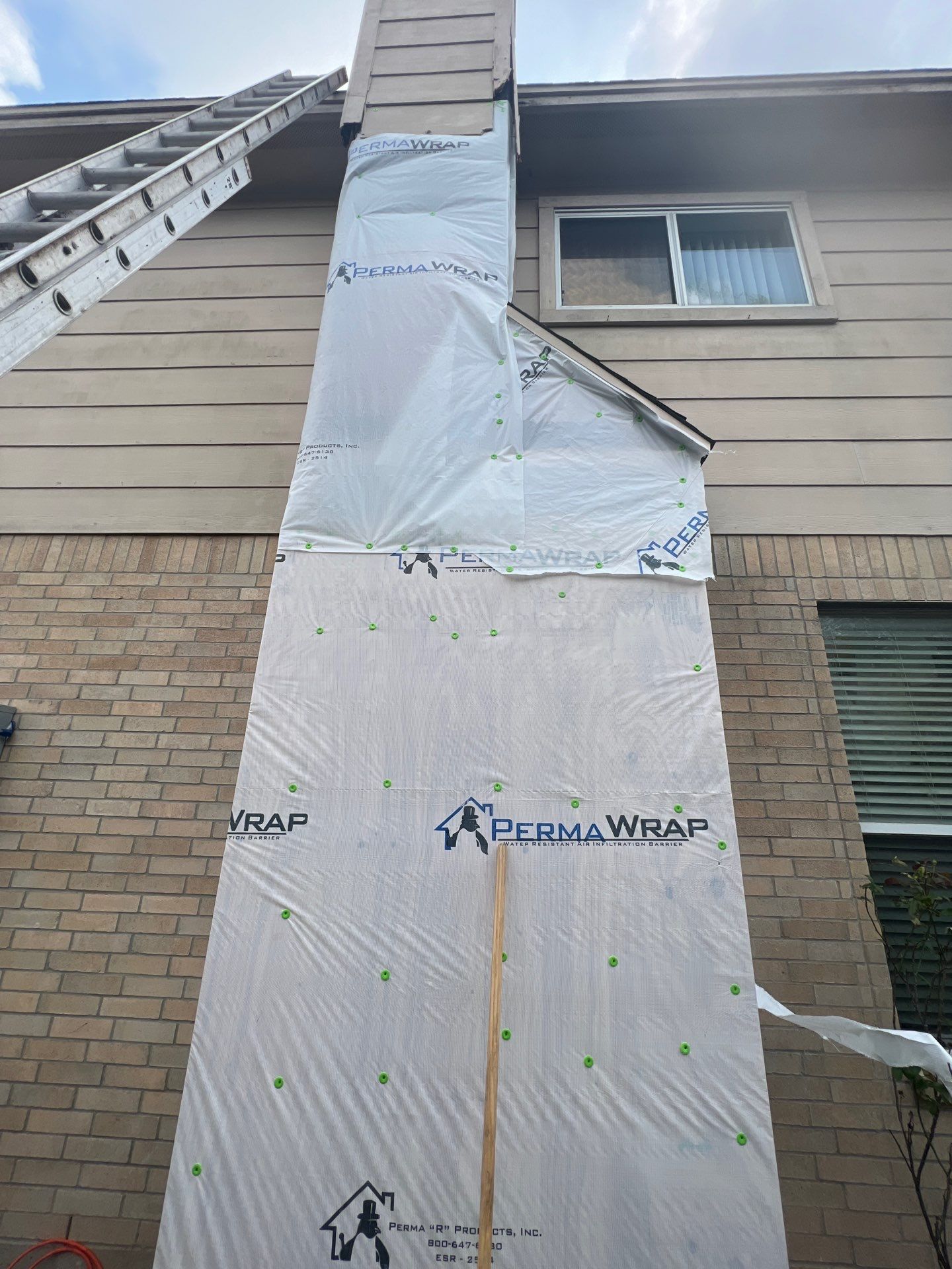 Chimney looks good but its BAD! by Bayfront Roofing and Construction