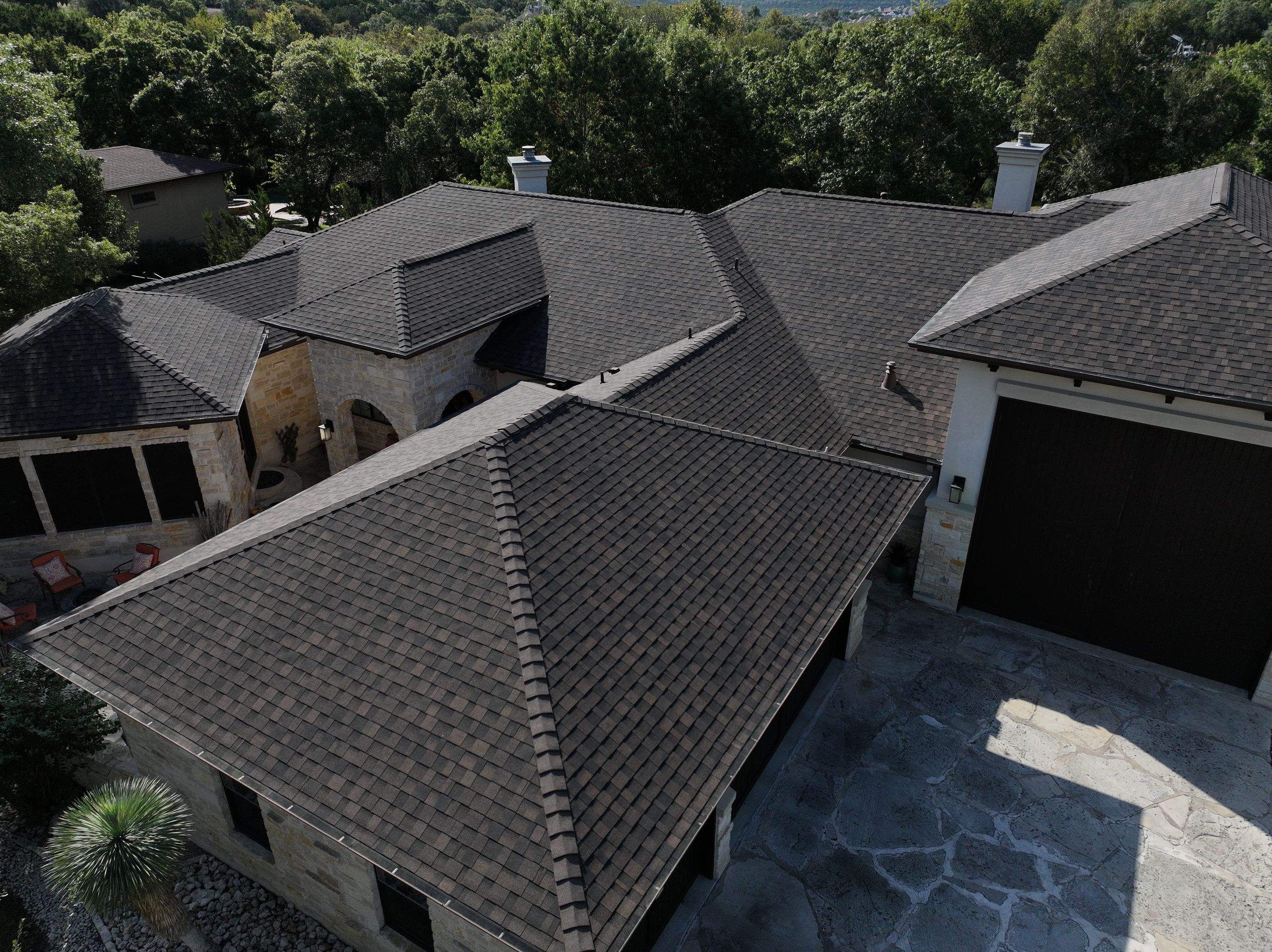 Shadow Brown Shingles by Perennial Roofing