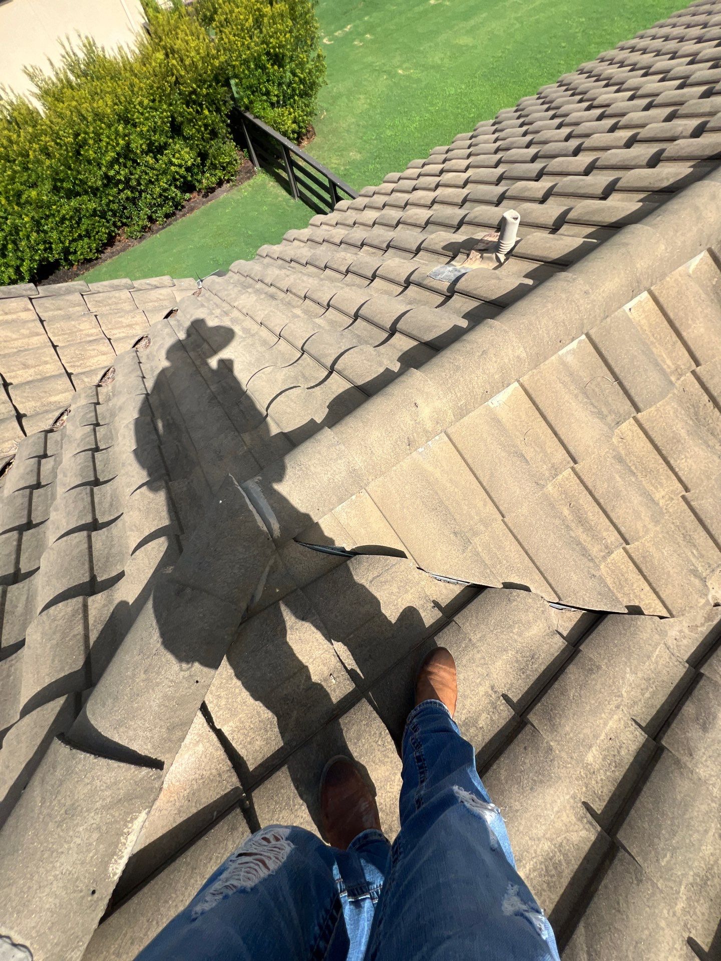 Residential Roofing Repair using tile by Roof Repair Company