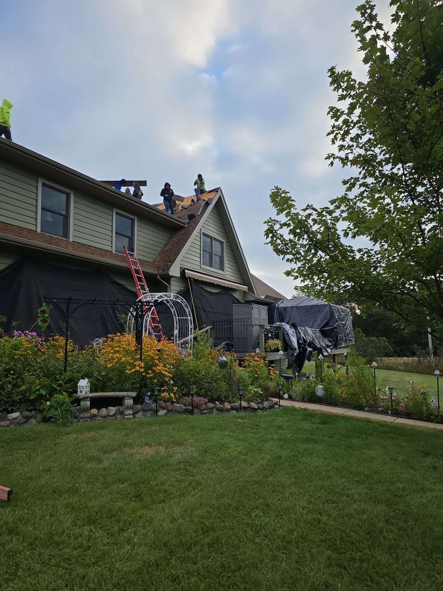 New Roof Installation  by 42 North Construction, LLC.