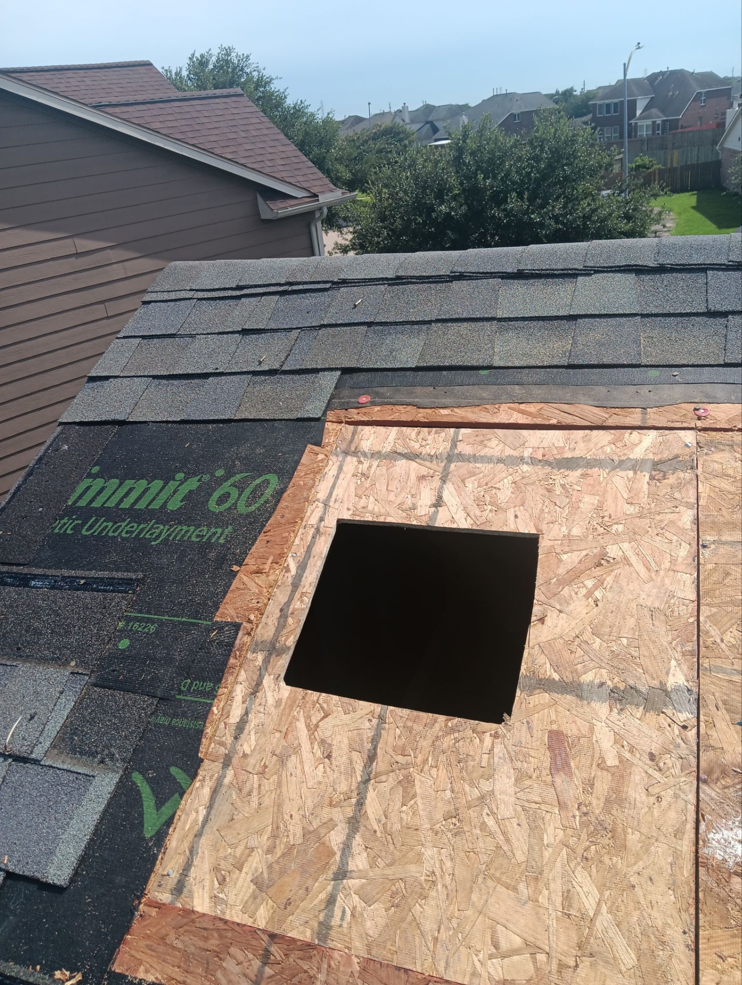 Hail Damage using Owen's Corning Duration (Lifetime) Shingles by Roof Repair Services LLC