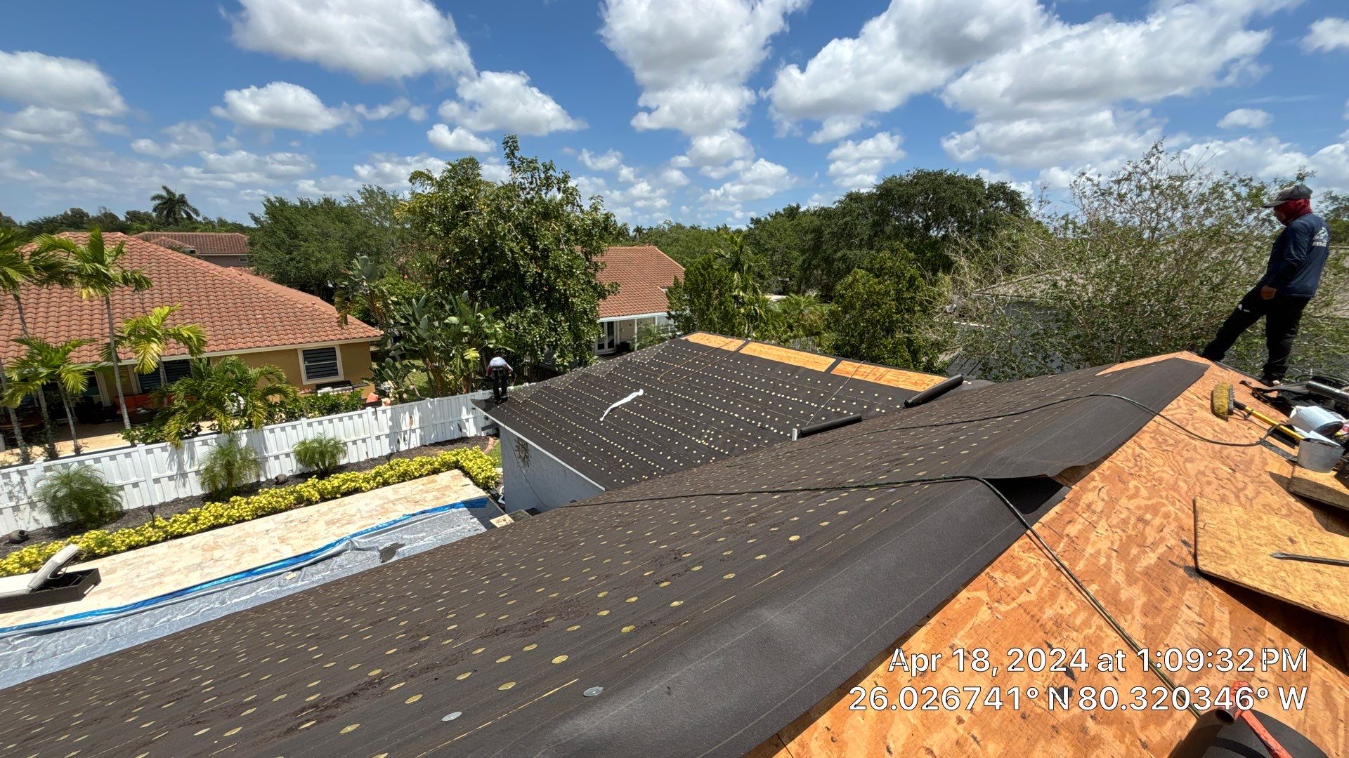Roof Replacement from Tiles to Metal by Earl W. Johnston Roofing