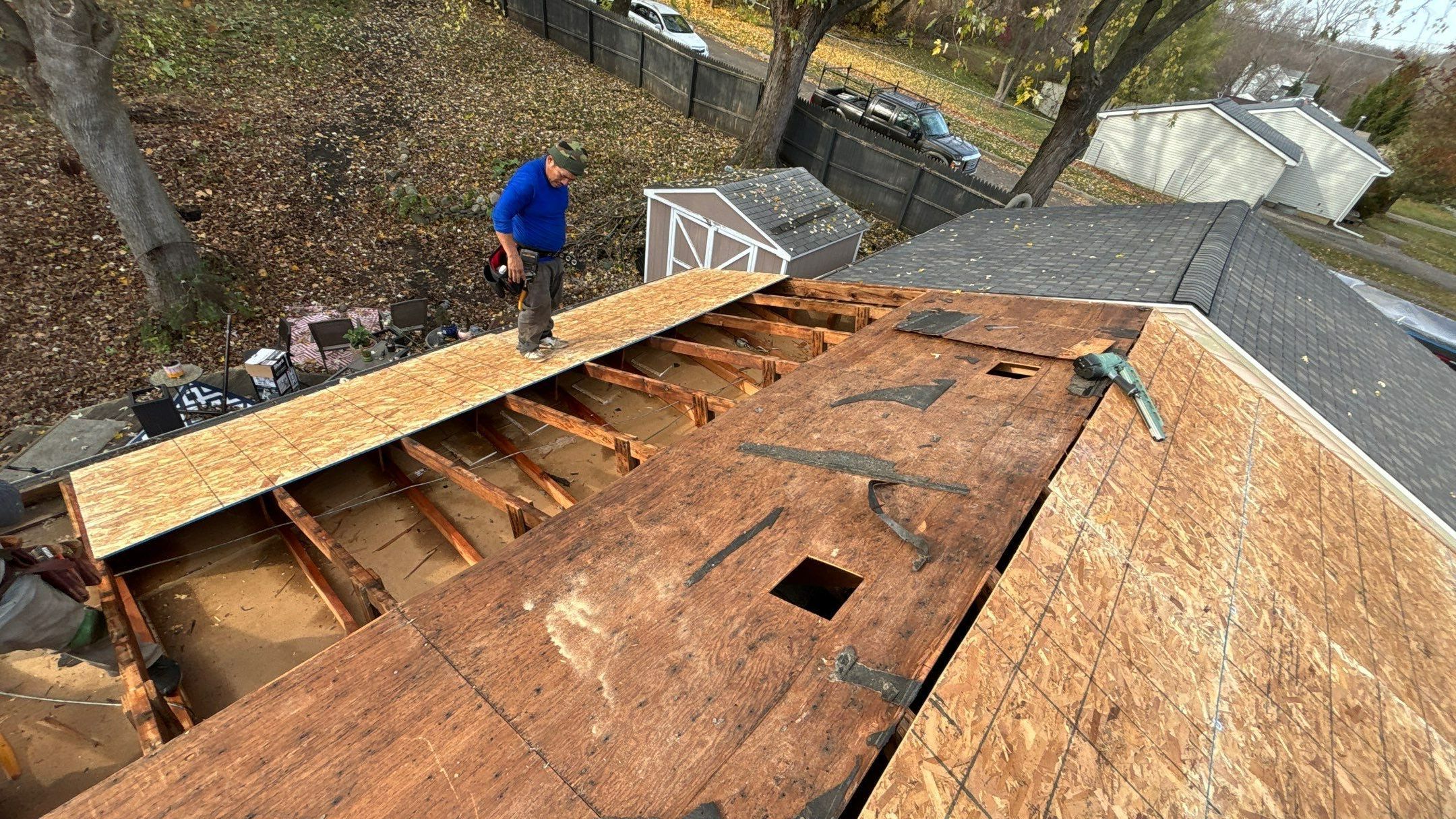 Roof Replacement using CertainTeed Landmark Driftwood by 180 Contractors