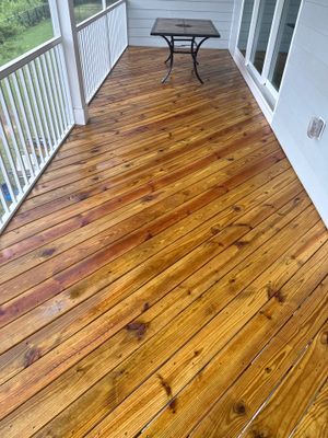 Wood Deck using Wood Sealant