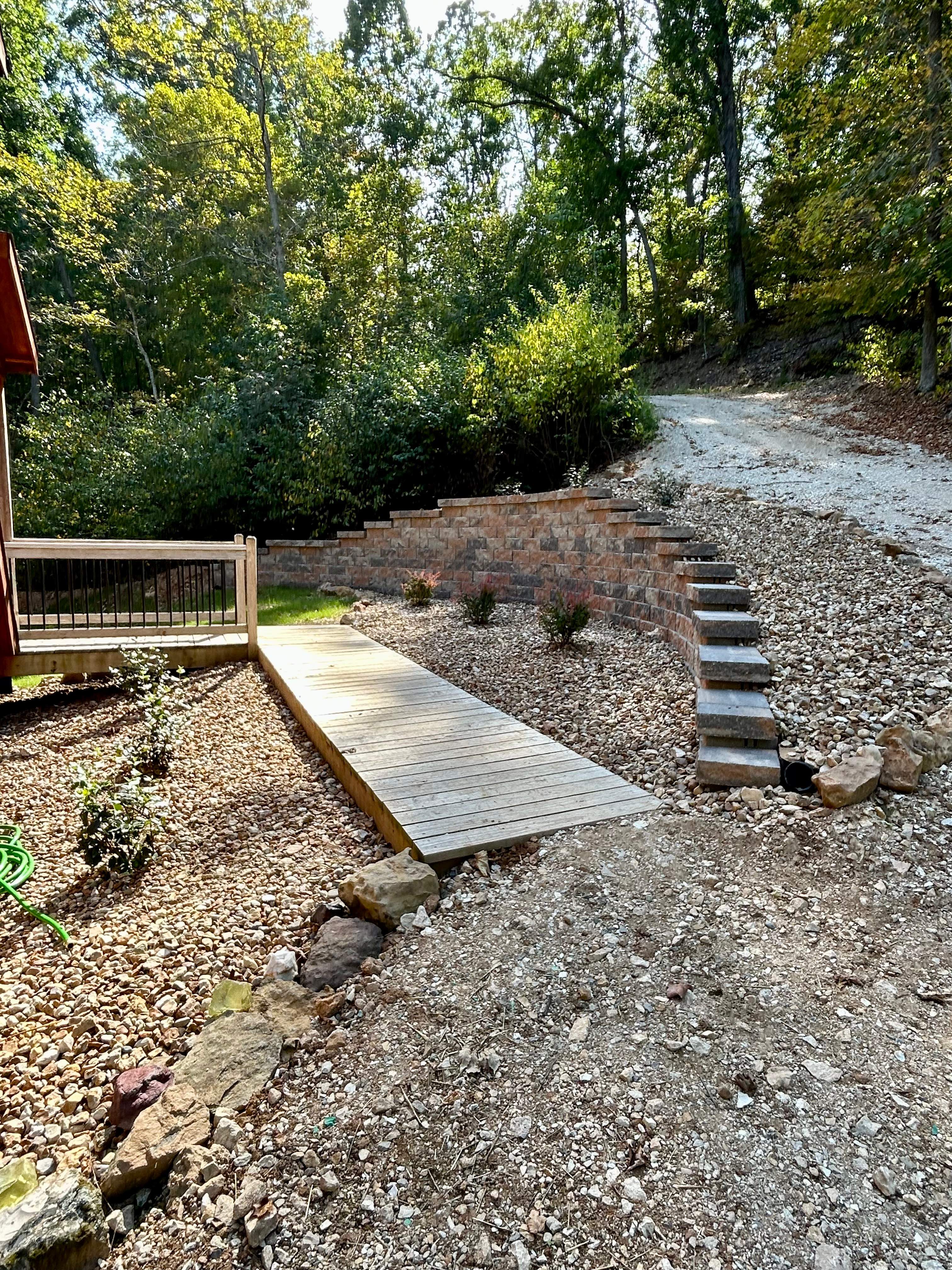 Backyard Lakeside Transformation by Loch Ness Landscaping, LLC