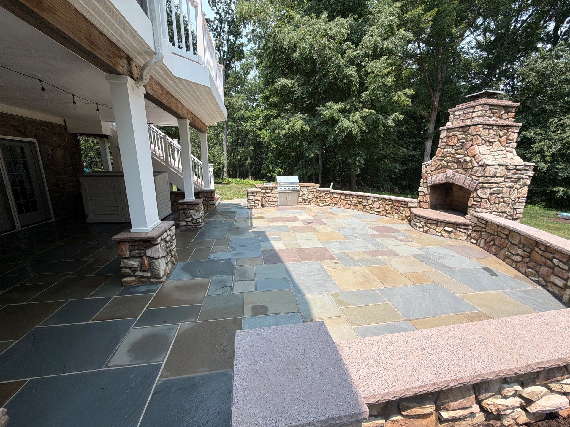 Woodbine House Washing and Outdoor Living Space Cleaning by Baltimore Pressure Washers Inc.