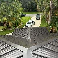 24ga 1.5" Mechanical Seam Dark Bronze  by Total Roofing System The Metal Roof Experts
