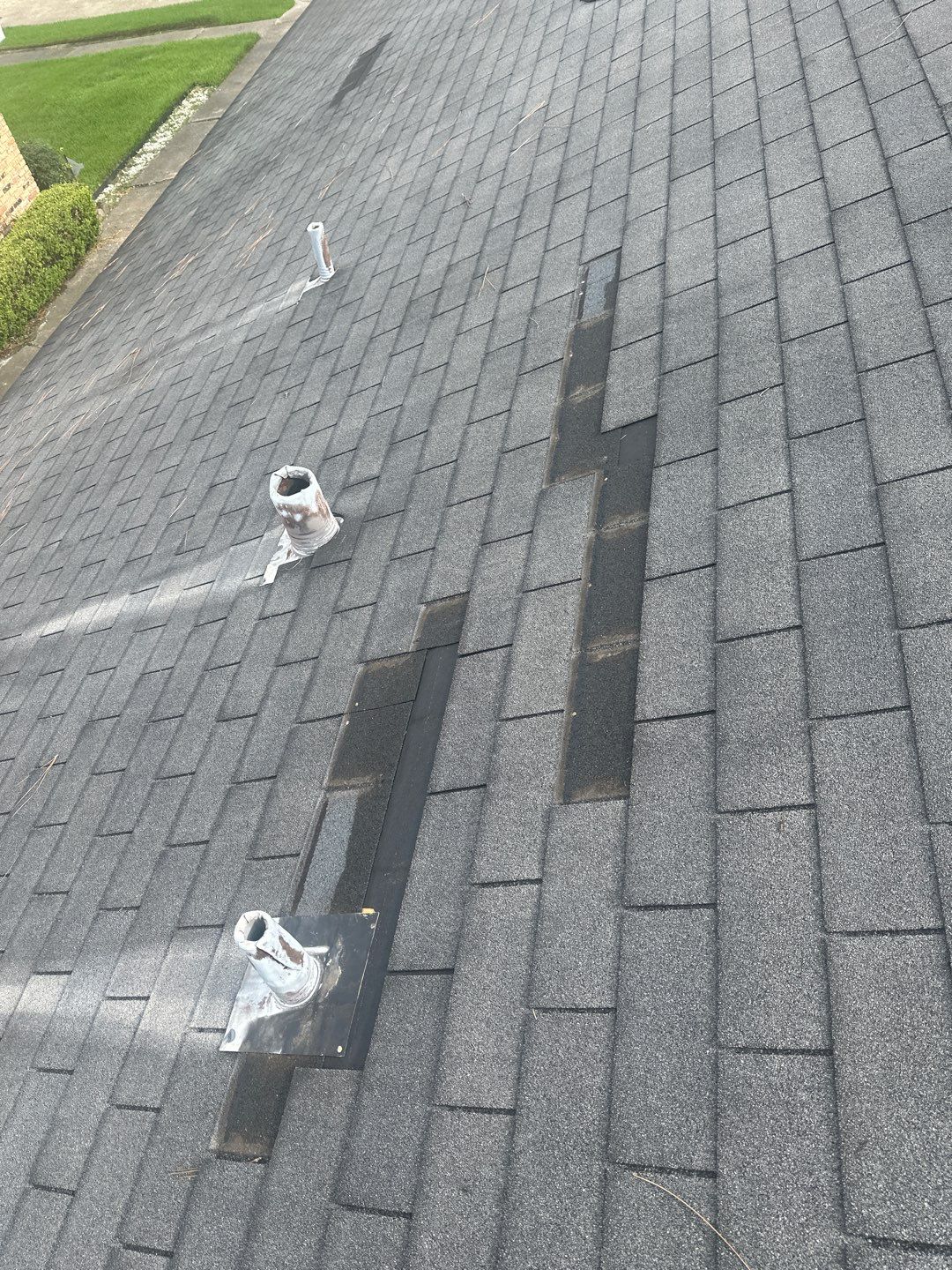 Hail Damage using Owen's Corning Duration (Lifetime) Shingles by Roof Repair Company