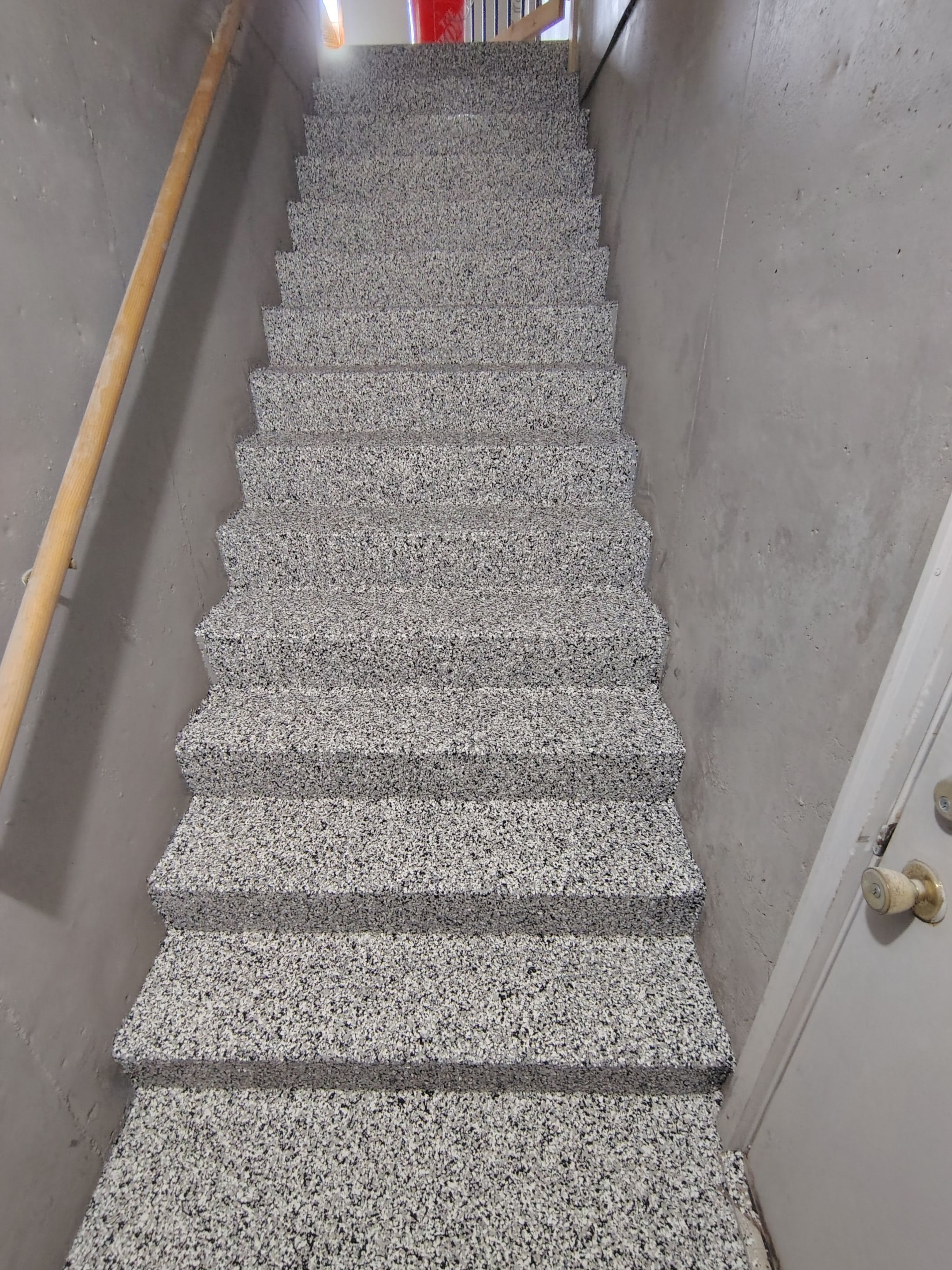 Garage Floor Concrete Coating and Crack Repair in Sioux Falls by Select Painting, Coatings & Garage Cabinets