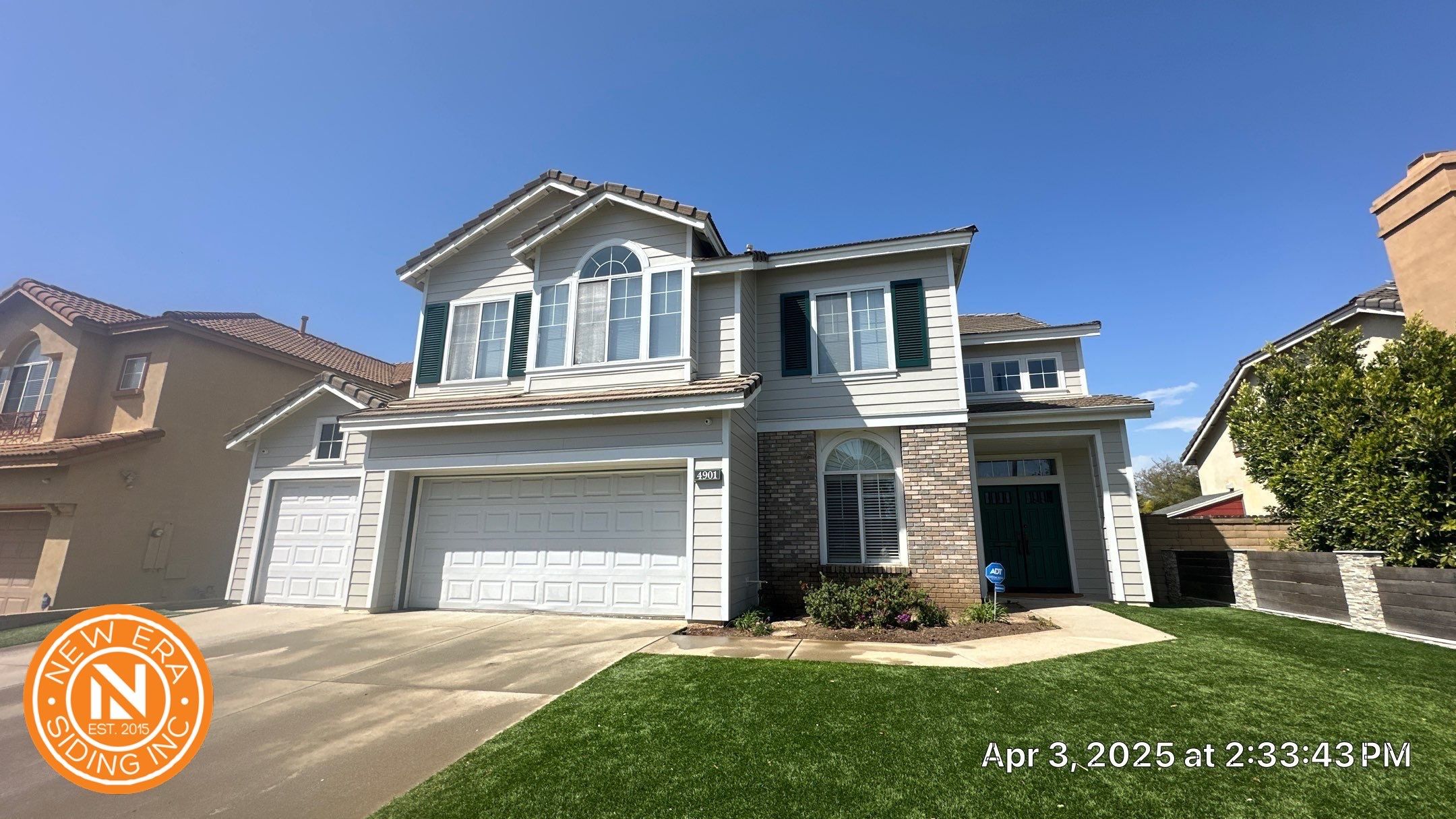 Project in Los Angeles by New Era Siding Inc 