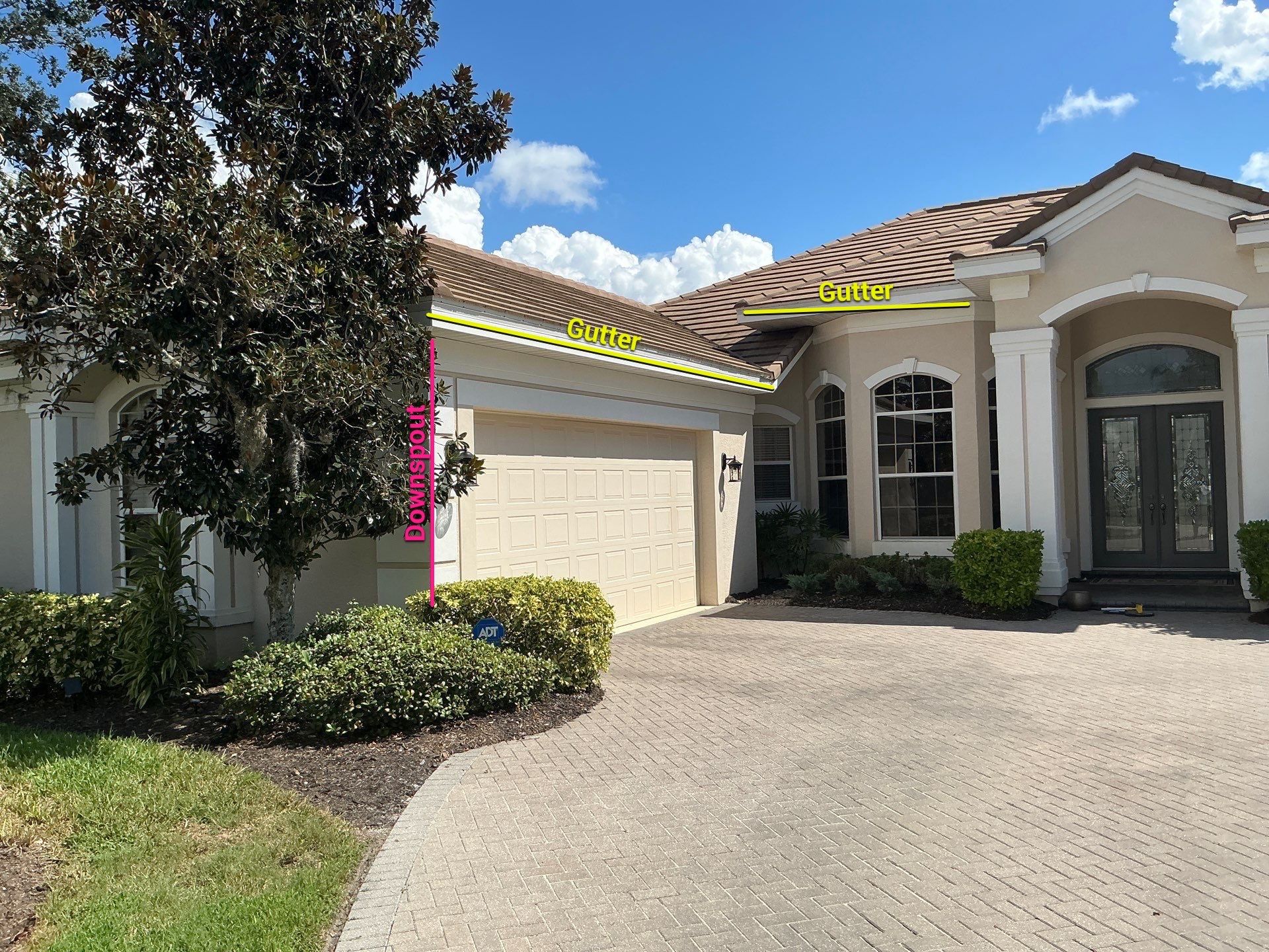 6-inch Seamless Gutter Installation with Splash Guard in University Park, FL by Gutter Professors