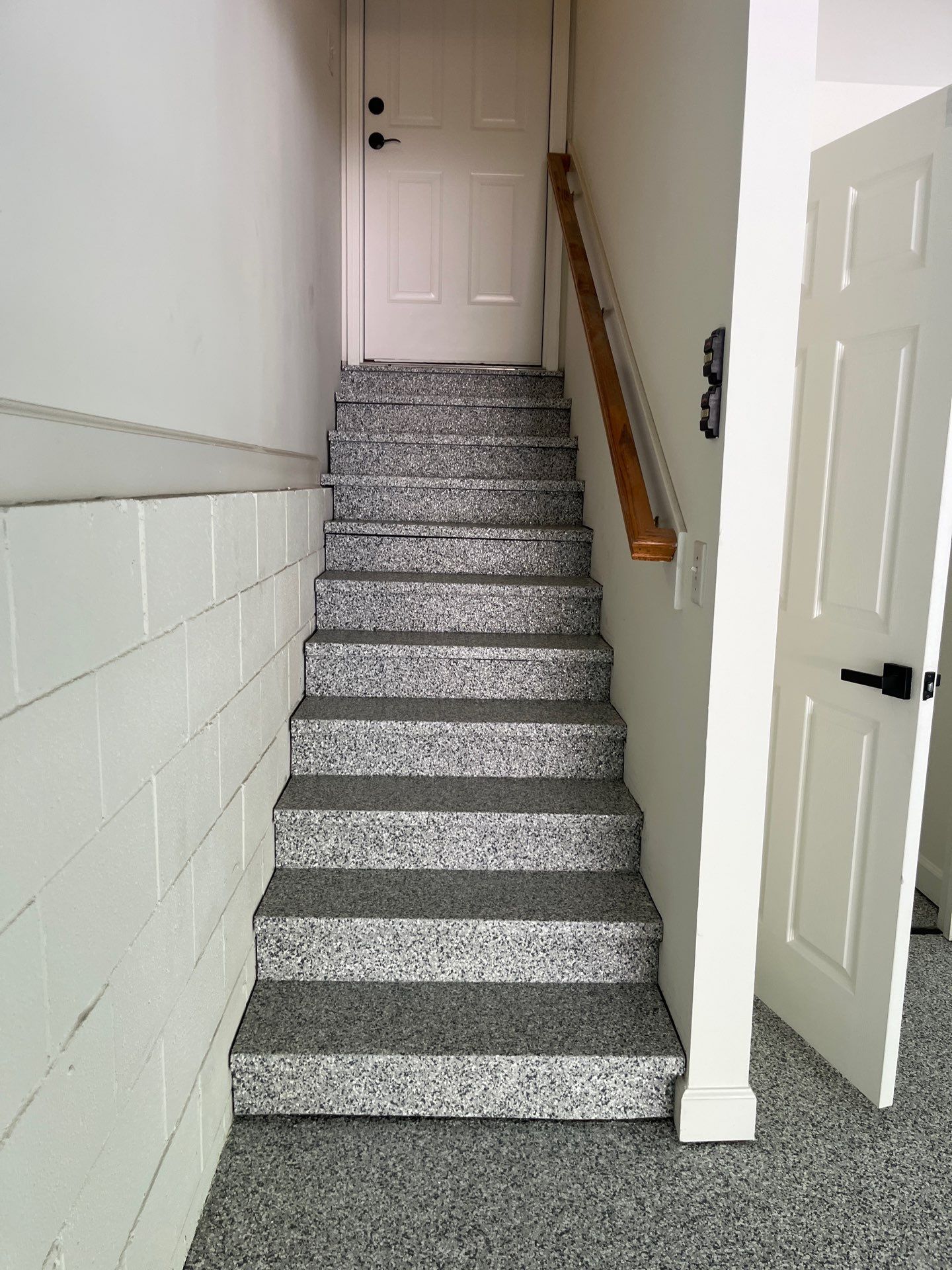Garage Floor Coating using Gravel by My Garage Floor Guys