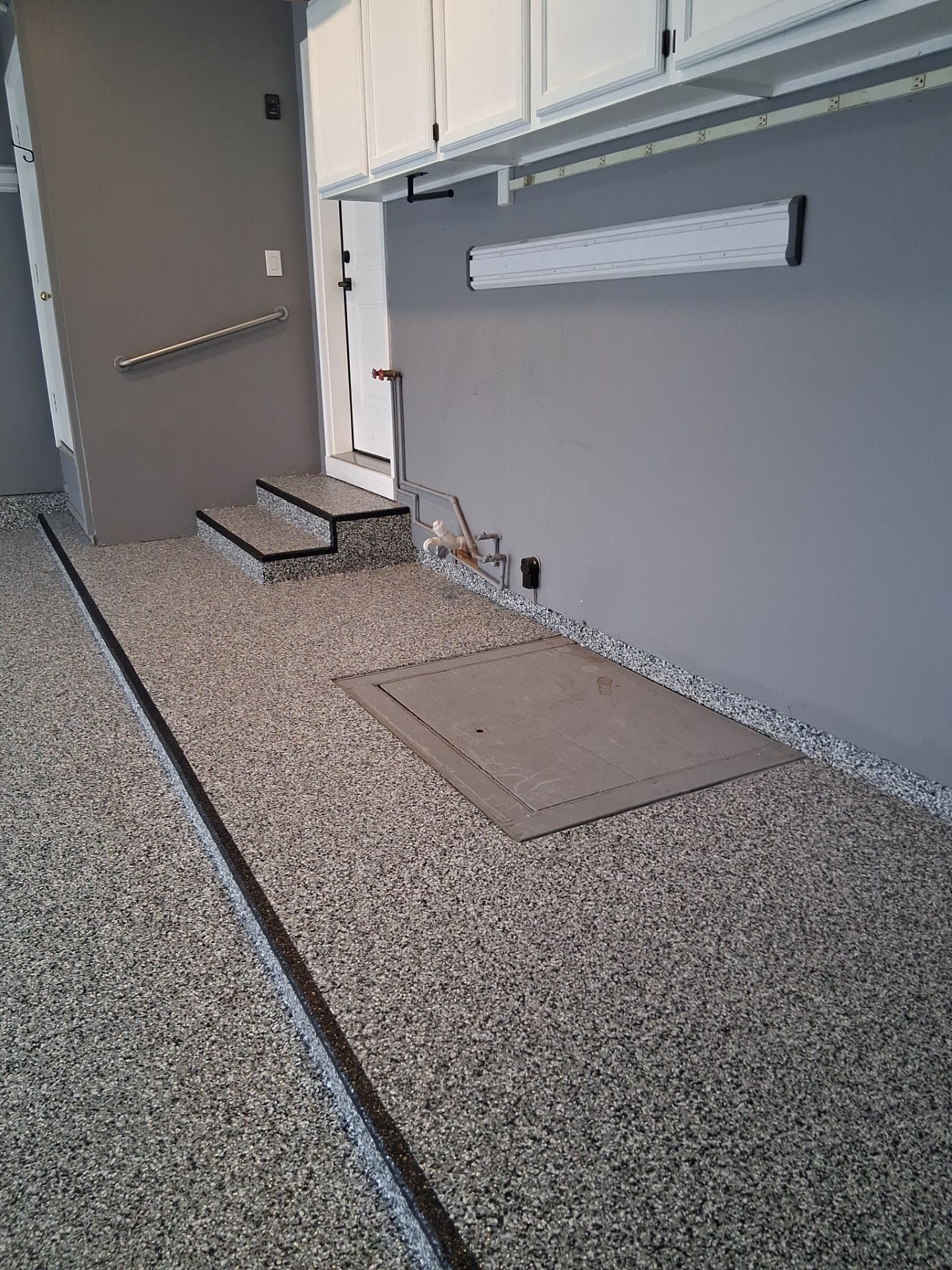 Garage Epoxy Floor Transformation! by Gordon Painting