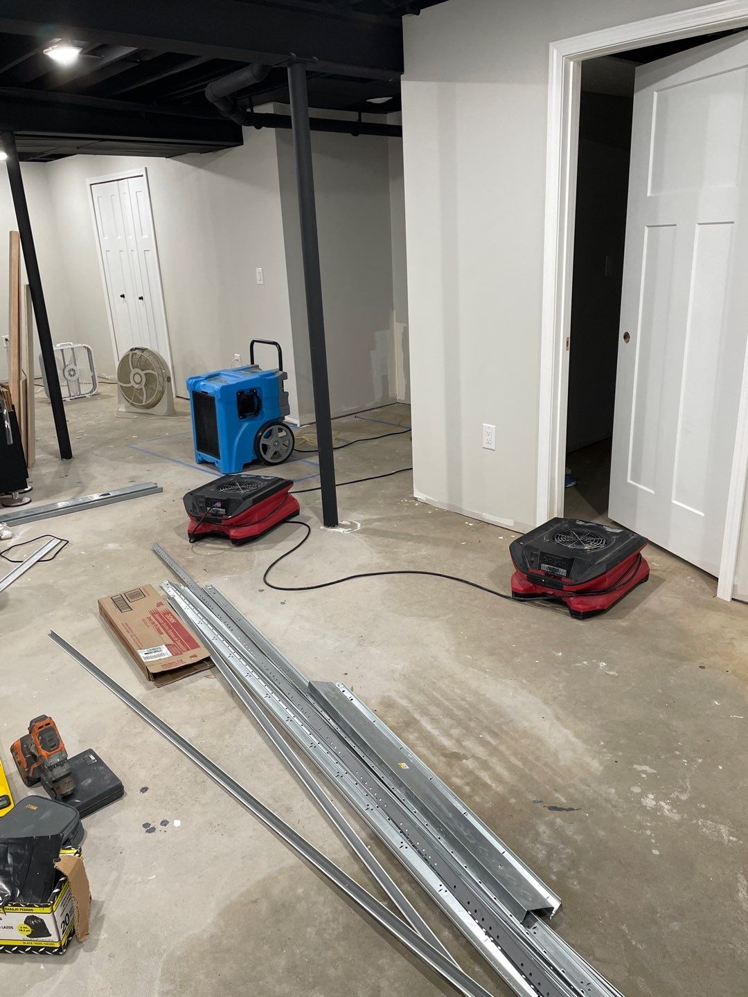 Project in Novi by EzDry Water Mitigation & Property Restoration