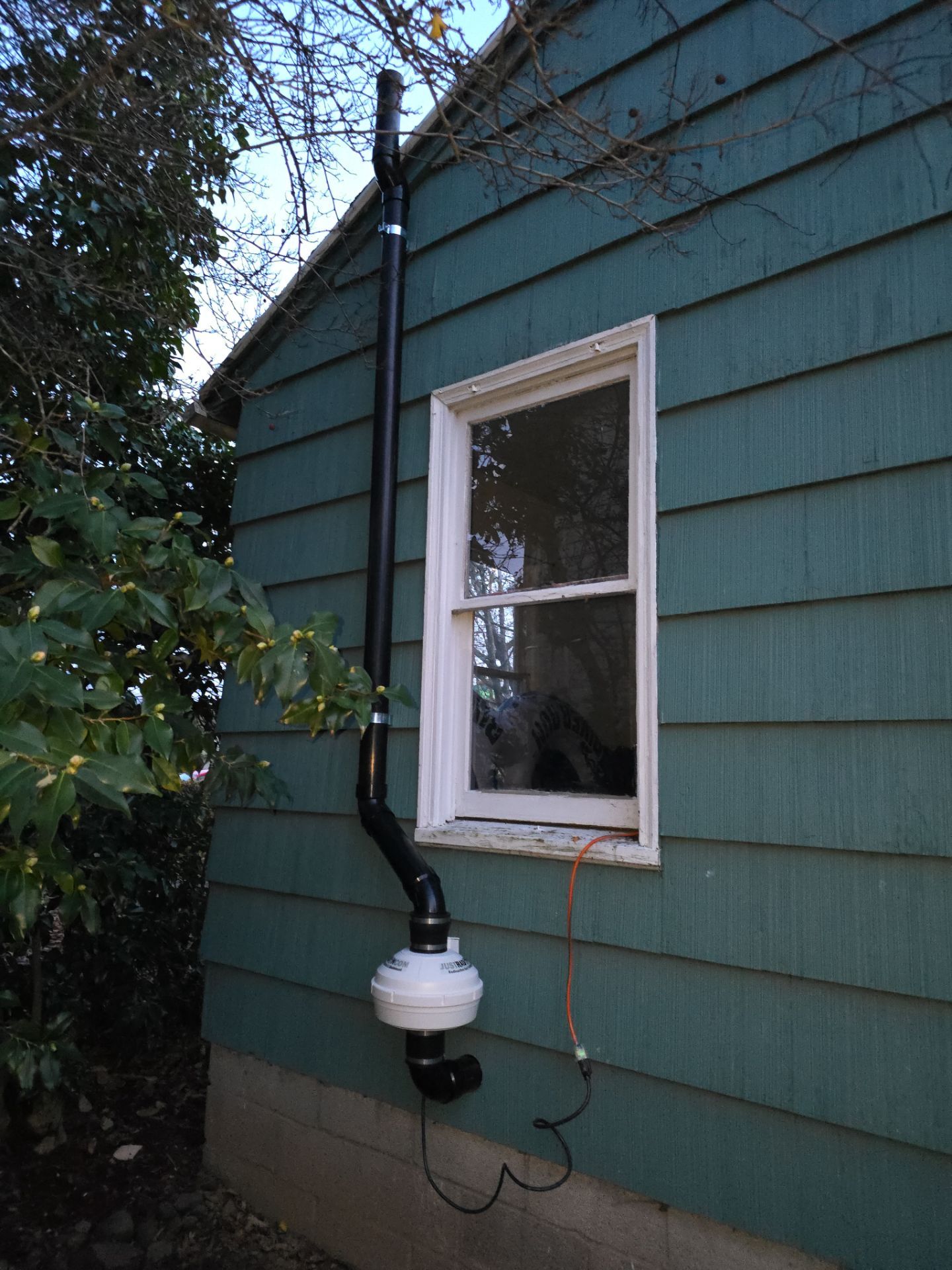 Sub Slab Radon Mitigation System  by JustRadon.Com