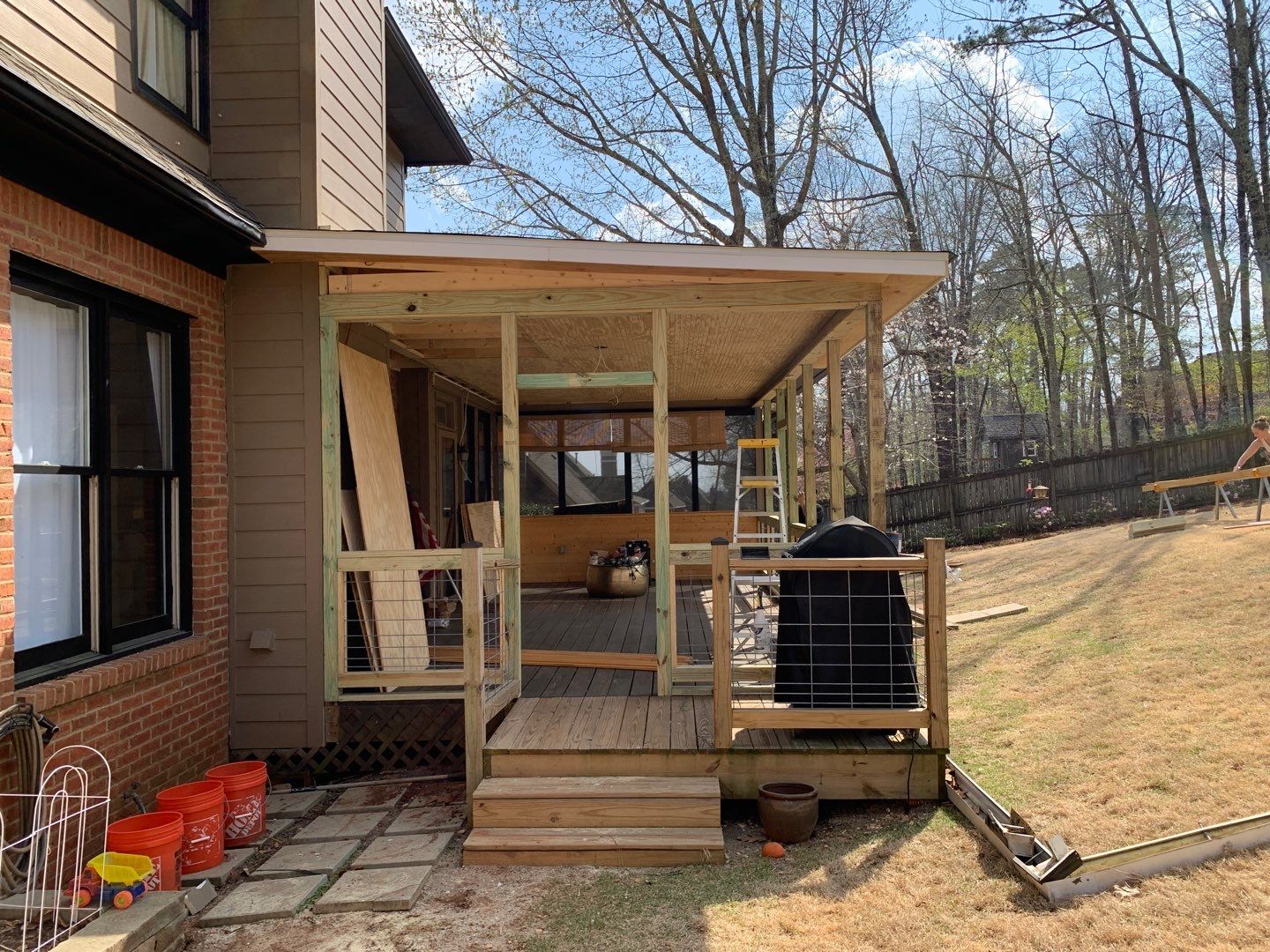 Lake Crest Circle - Roof and Deck Installation  by Pillar and Pine