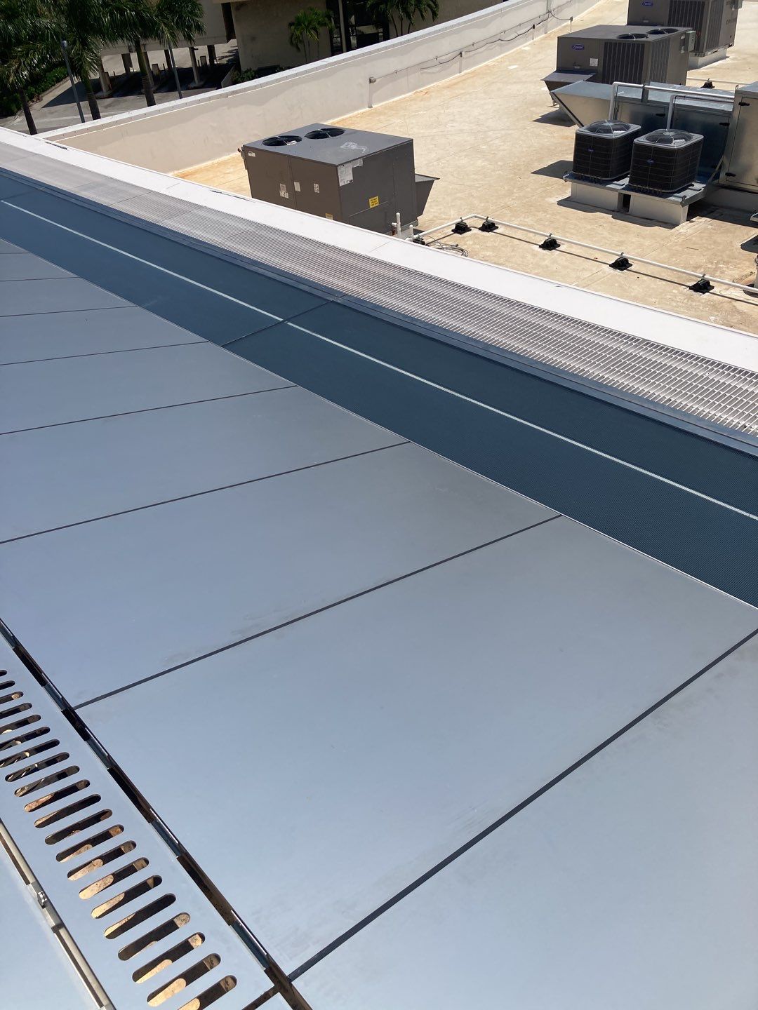 Commercial Flat Roof Installation With TPO Membrane In Kendall by AJF ROOFING INC