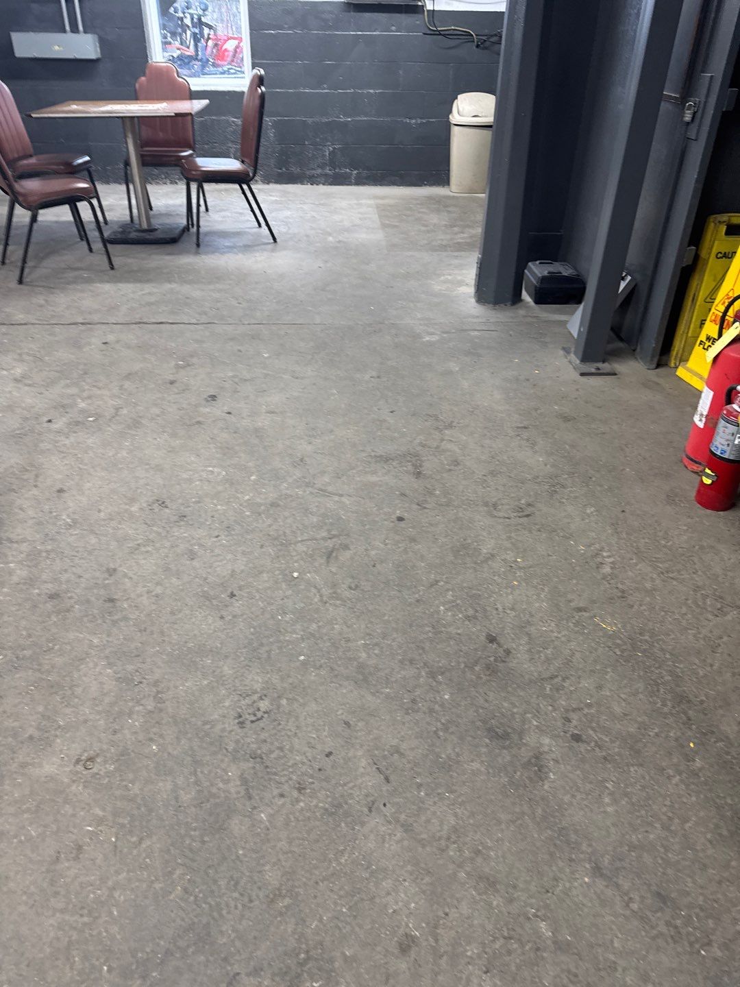 Industrial Grey Grit Project in Mars by Floors in a Day, Inc