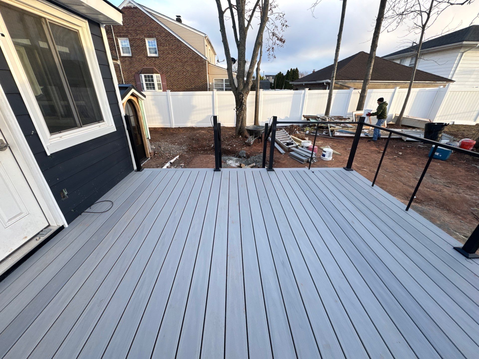 New Deck in Carteret, New Jersey by deck guardian