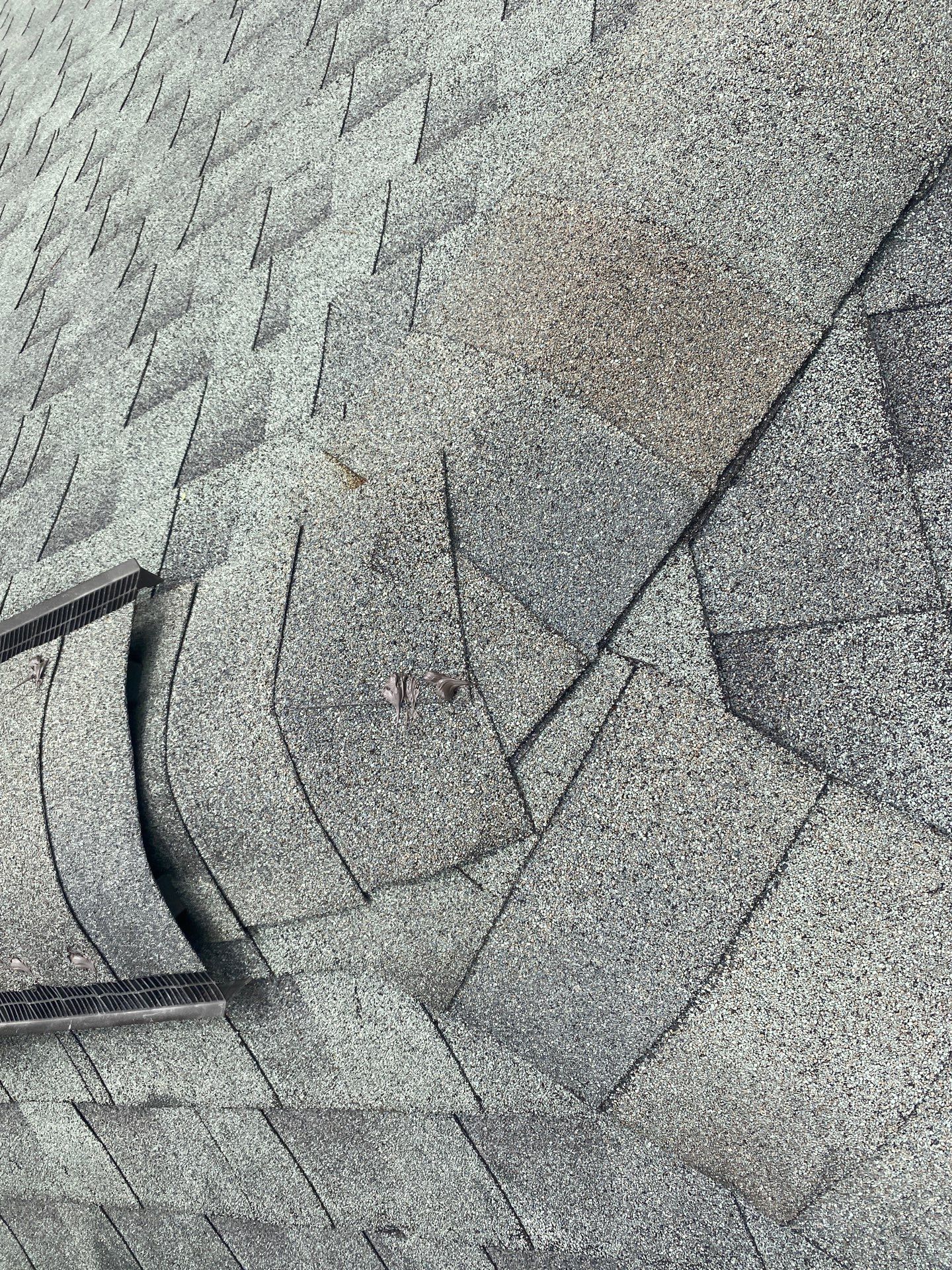Hail Damage using Owen's Corning Duration (Lifetime) Shingles by Roof Repair Company