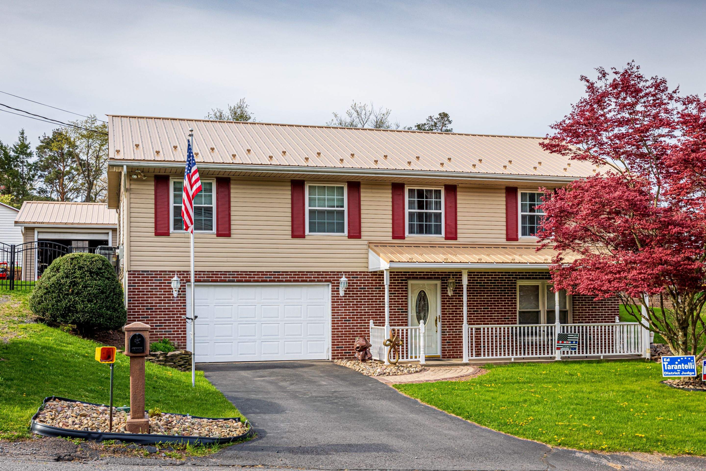 Metal Roof-tan by Esh Builders