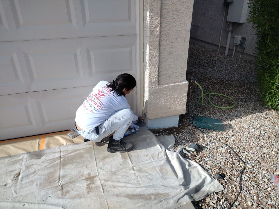 Build Year: 2000; 1950 s.f.; Residential Single Family Home in Phoenix AZ 85024 by Crash of Rhinos Painting & Garage Floors
