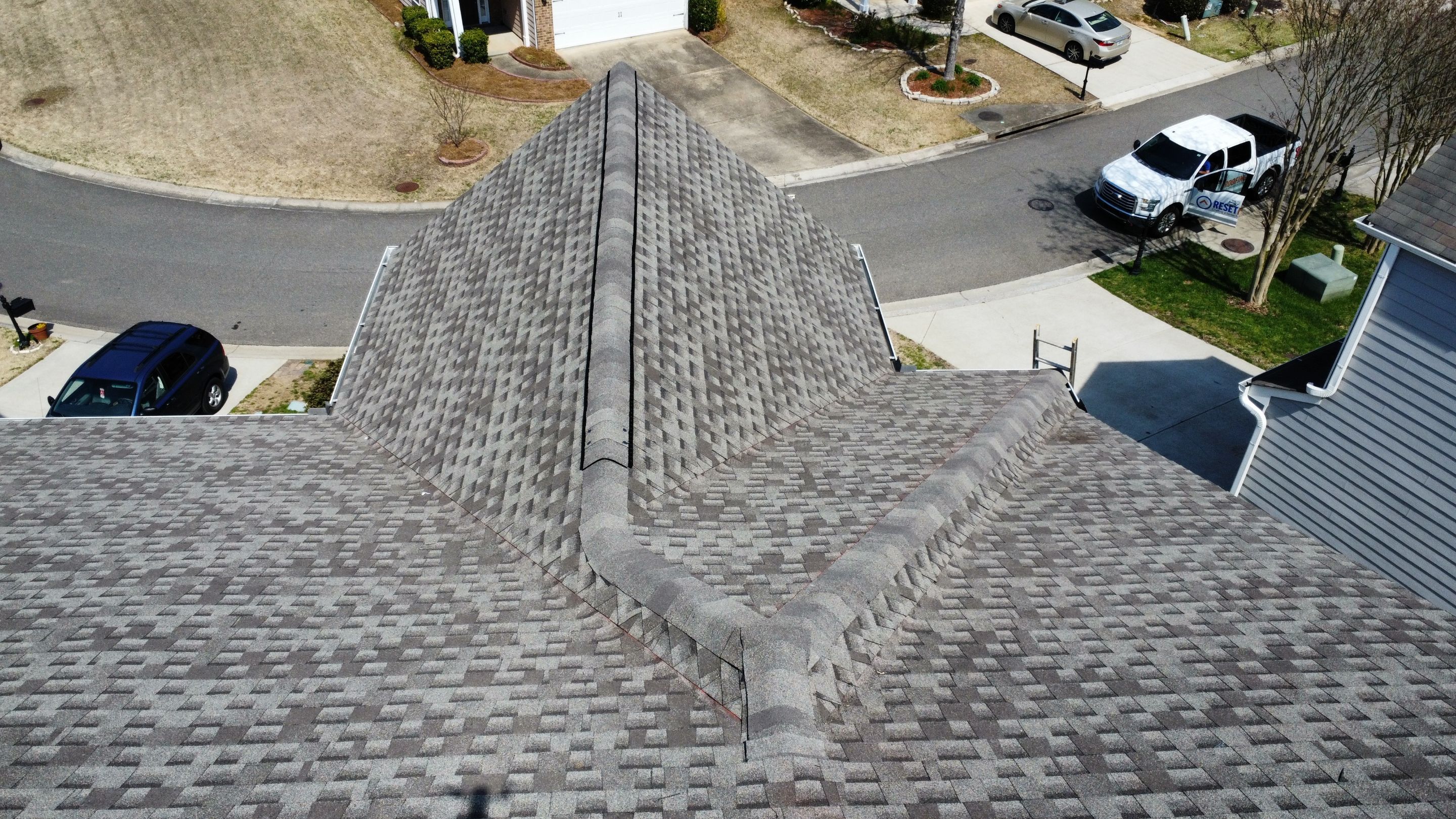 Cumming, GA Roof Replacement GAF Timberline HDZ Weathered Wood by Reset Roofing