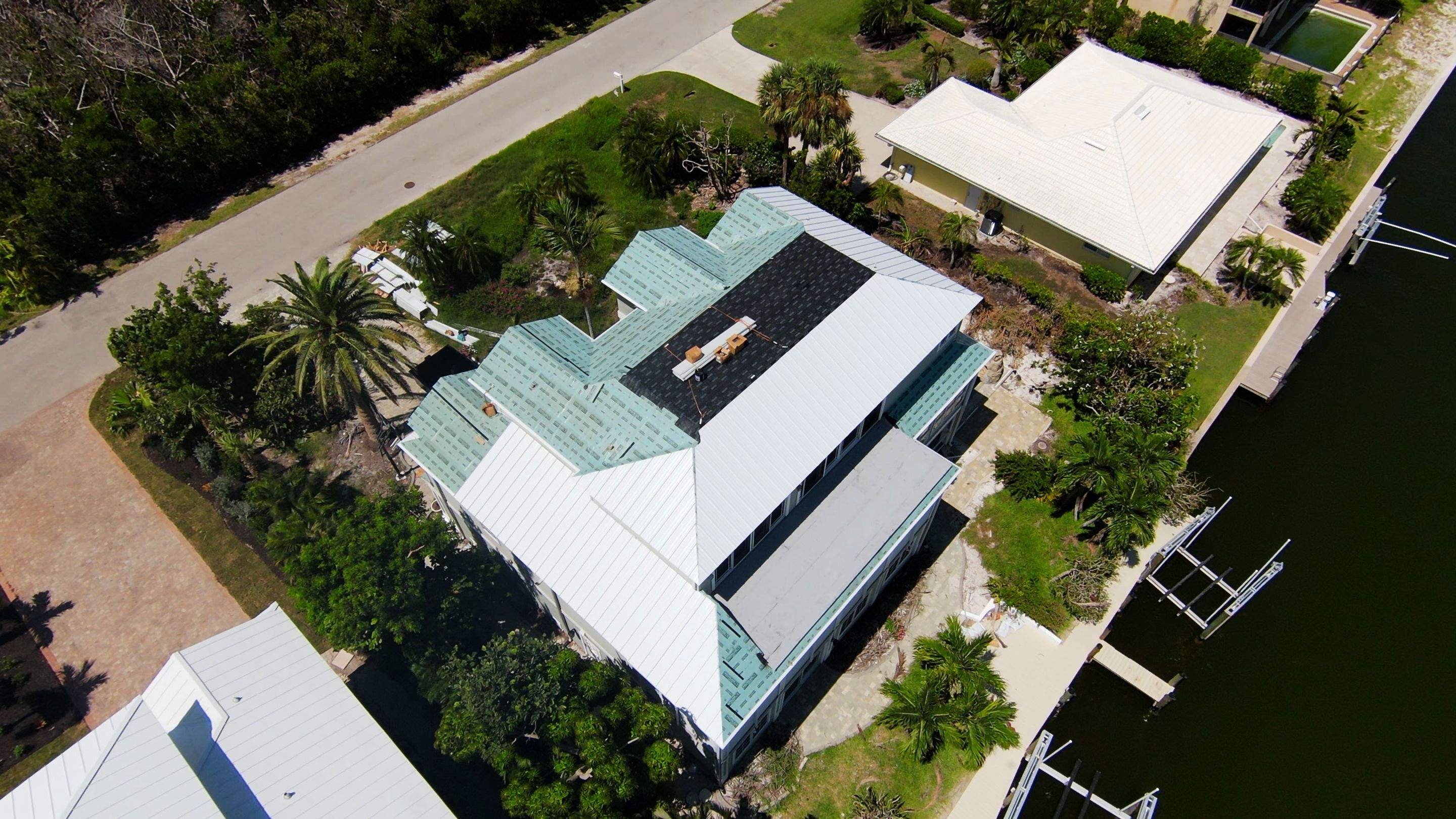 Sanibel Island Standing Seam Roof Replacement by Four Peaks Roofing