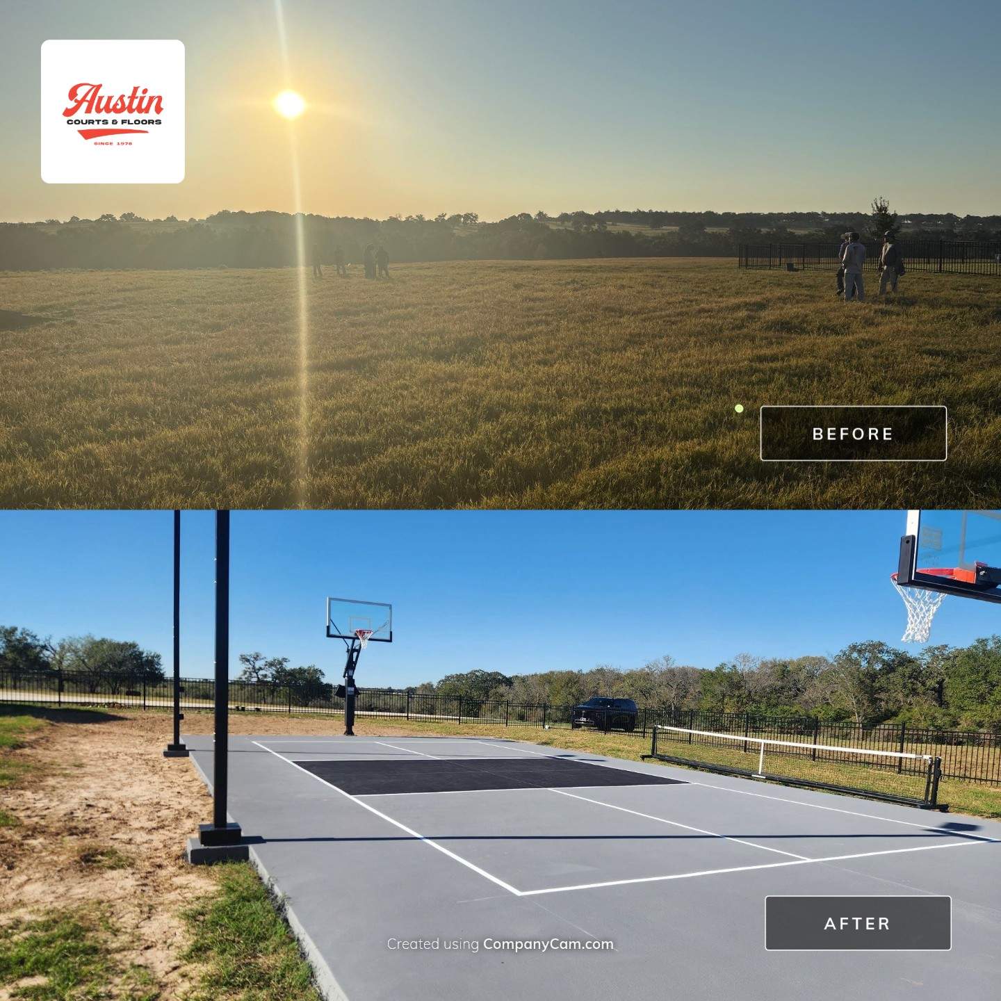 Custom Pickleball Court in Caldwell by Sport Court Austin