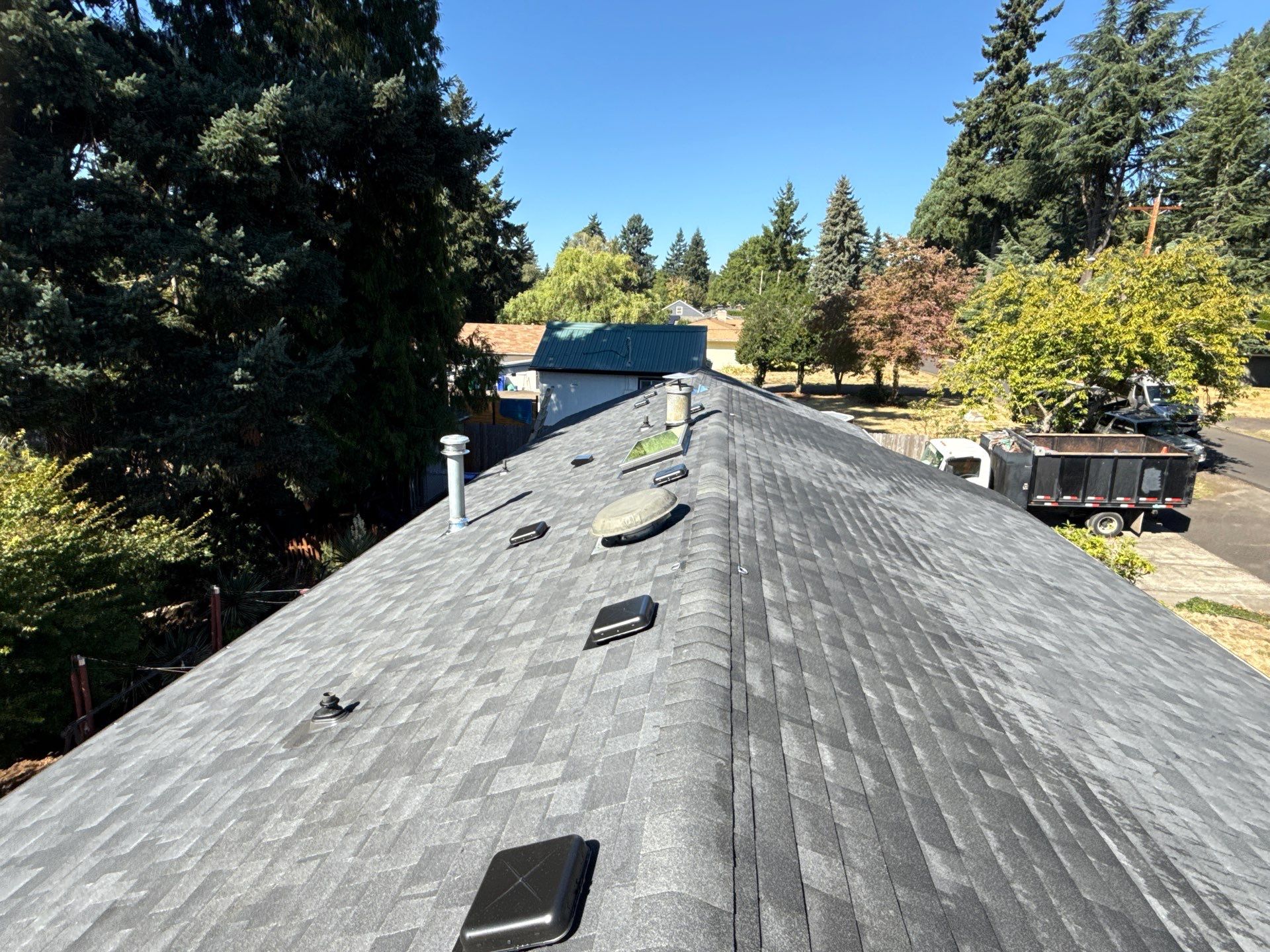 Project in Milwaukie by Tom Leach Roofing