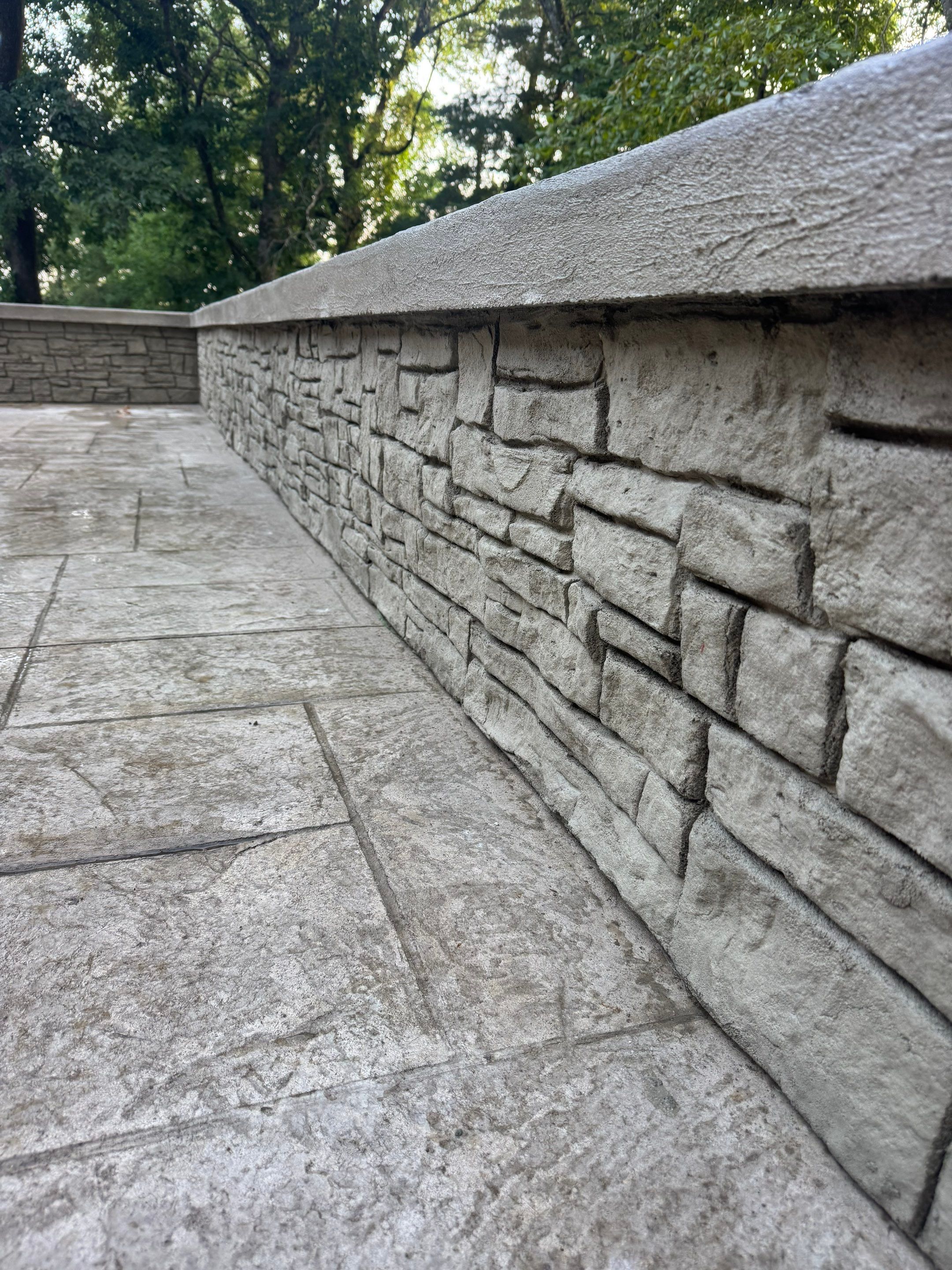 Project in Nashville by Mecham Decorative Concrete