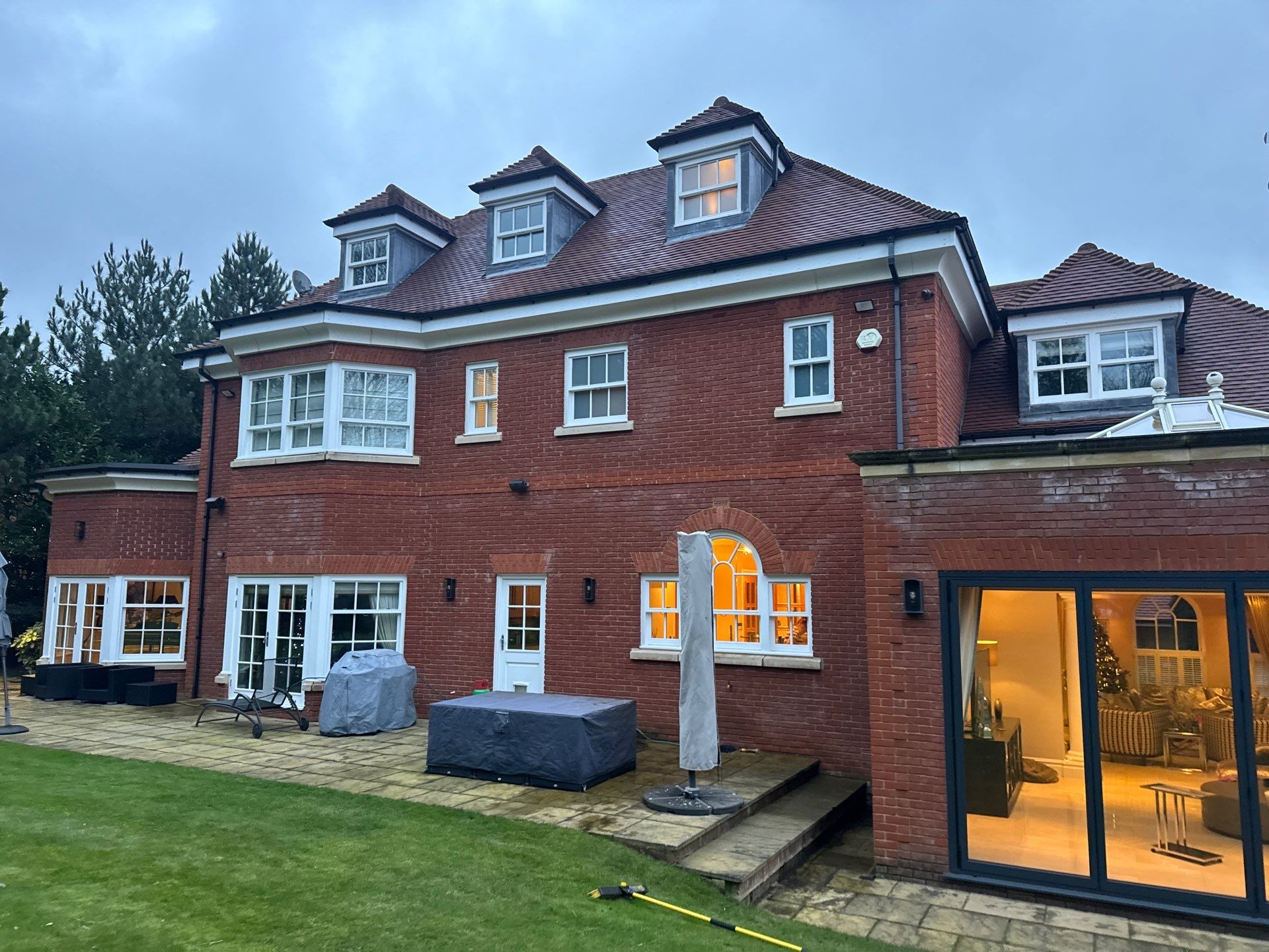 Roof Clean  - Moss Removal - Gutter Clean using Honda 15lpm Low Pressure Washing Machine by Ges Exterior Cleaning ltd