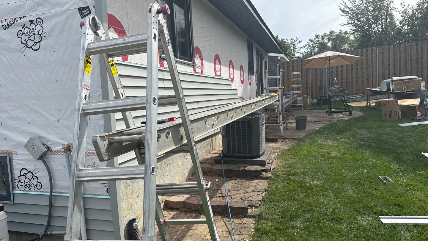 Siding Replacement using Alside Charter Oak D4.5" Cape Cod Grey by 180 Contractors