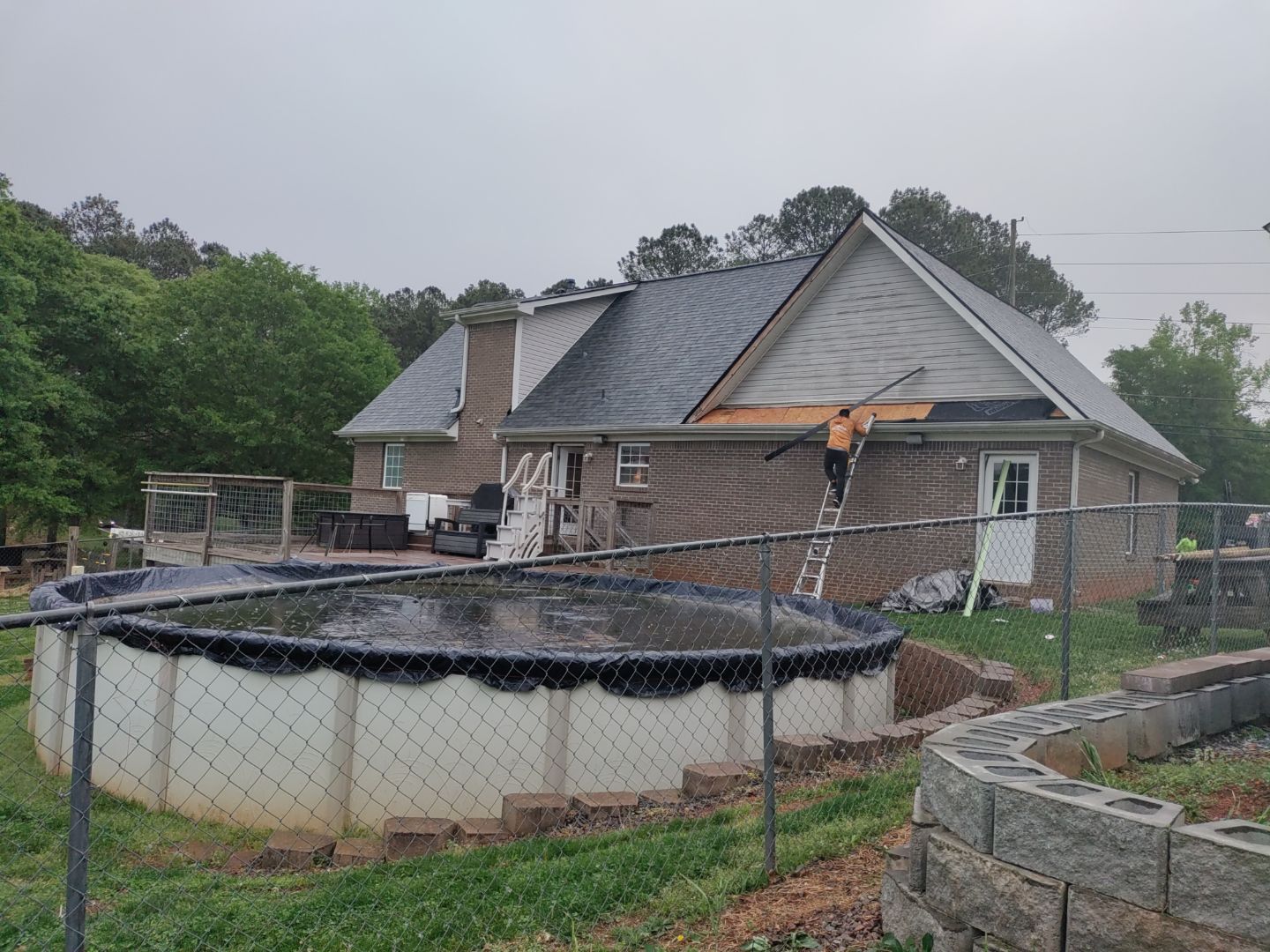 Residential Roofing Installation using Owens Corning by Inspector Roofing and Restoration